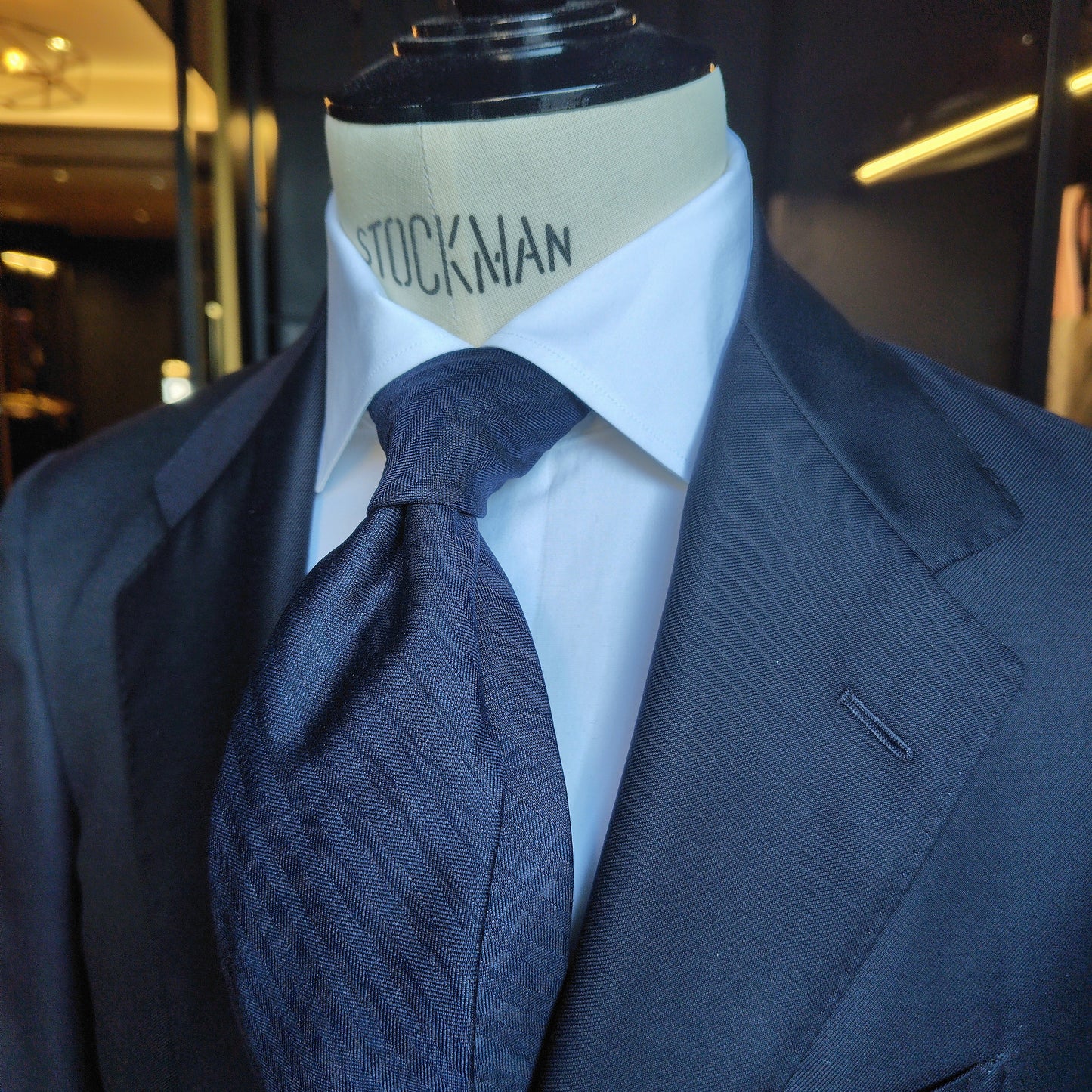 TIEYOURTIE CLOTH FABRIC HERRINGBONE SETTEPIEGHE