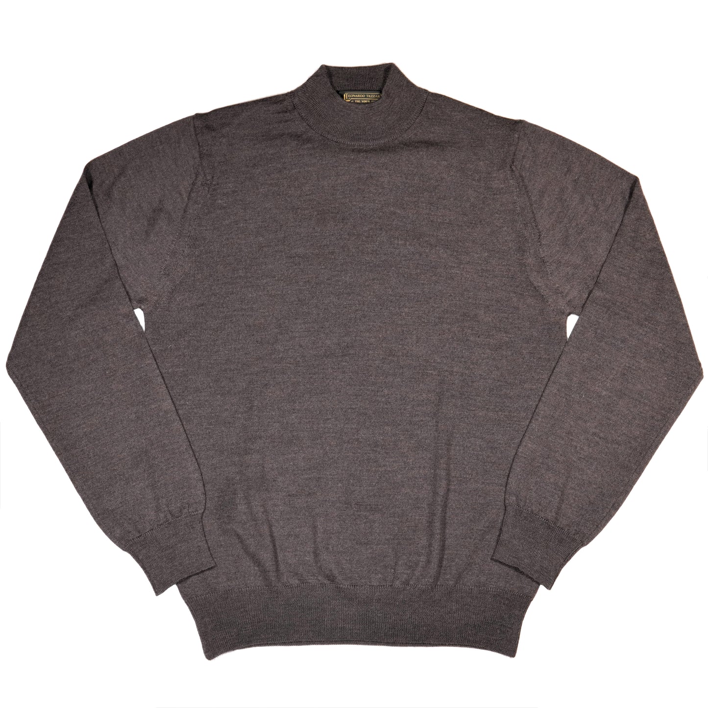 RESTOCK>>LEONARDO TAZZARI MOCK NECK  KNIT