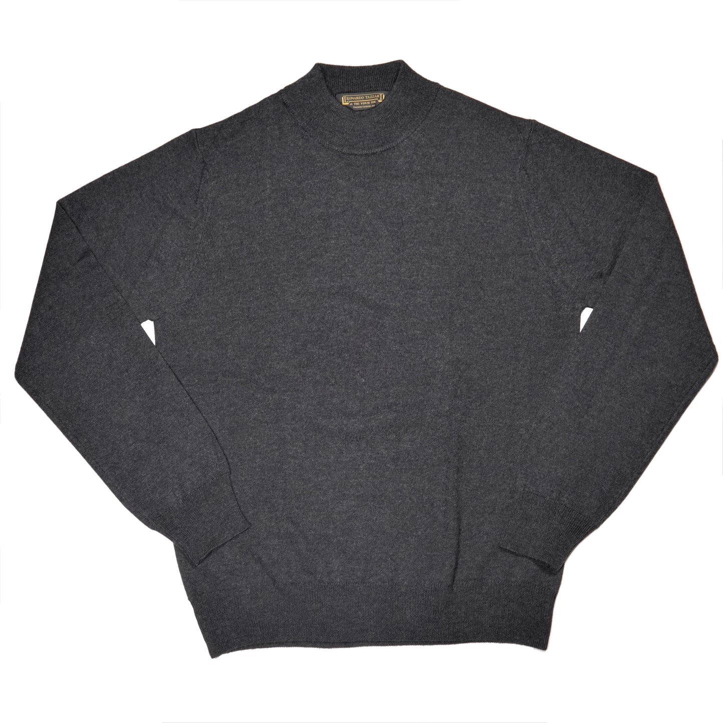 RESTOCK>>LEONARDO TAZZARI MOCK NECK  KNIT