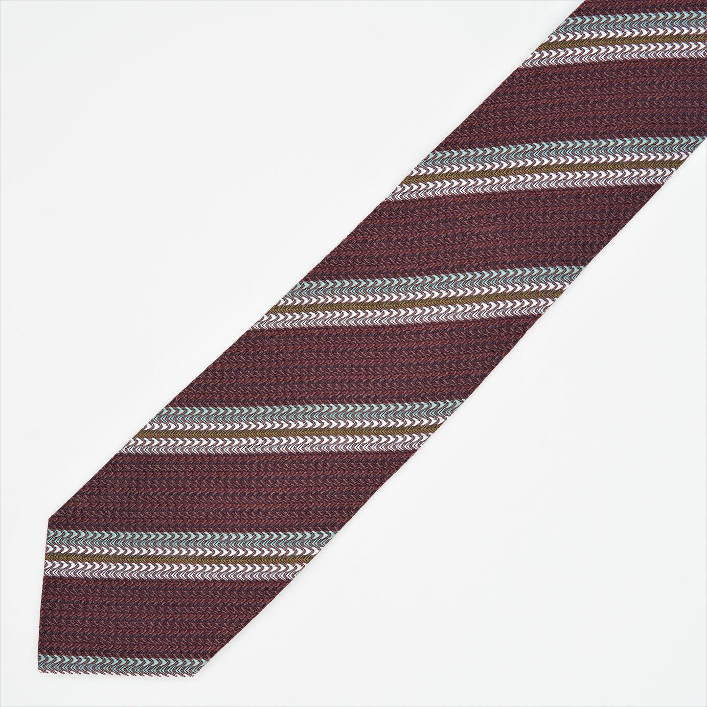 NEW!! LEONARDO STRIPE7 NECKTIE