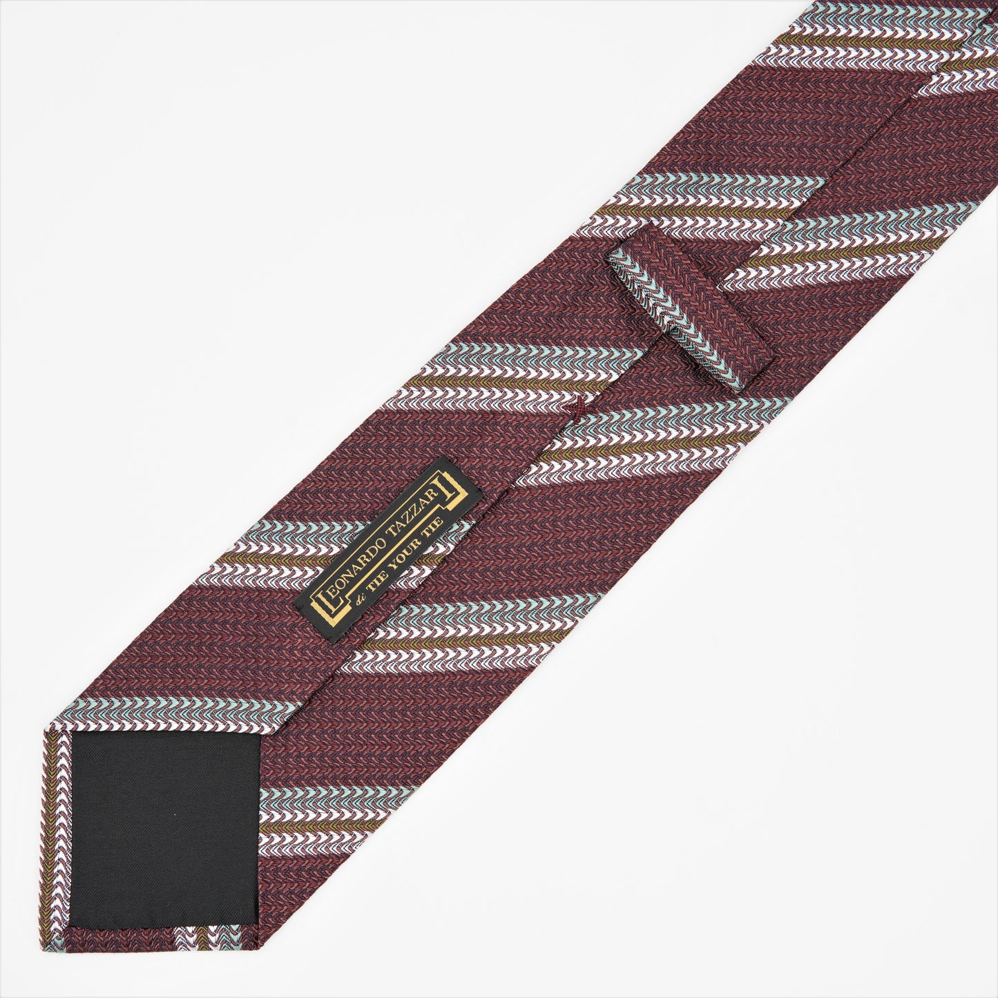 NEW!! LEONARDO STRIPE7 NECKTIE