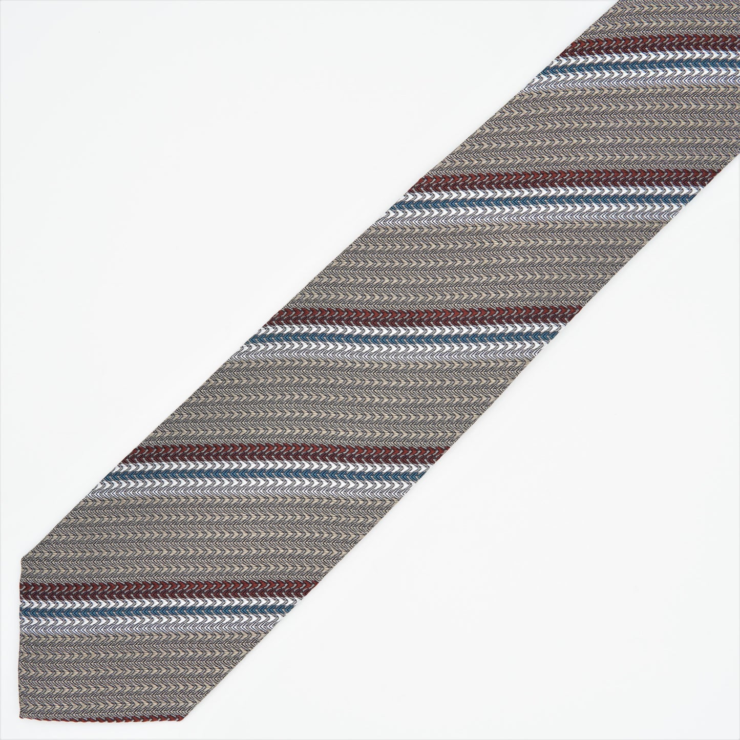 NEW!! LEONARDO STRIPE7 NECKTIE