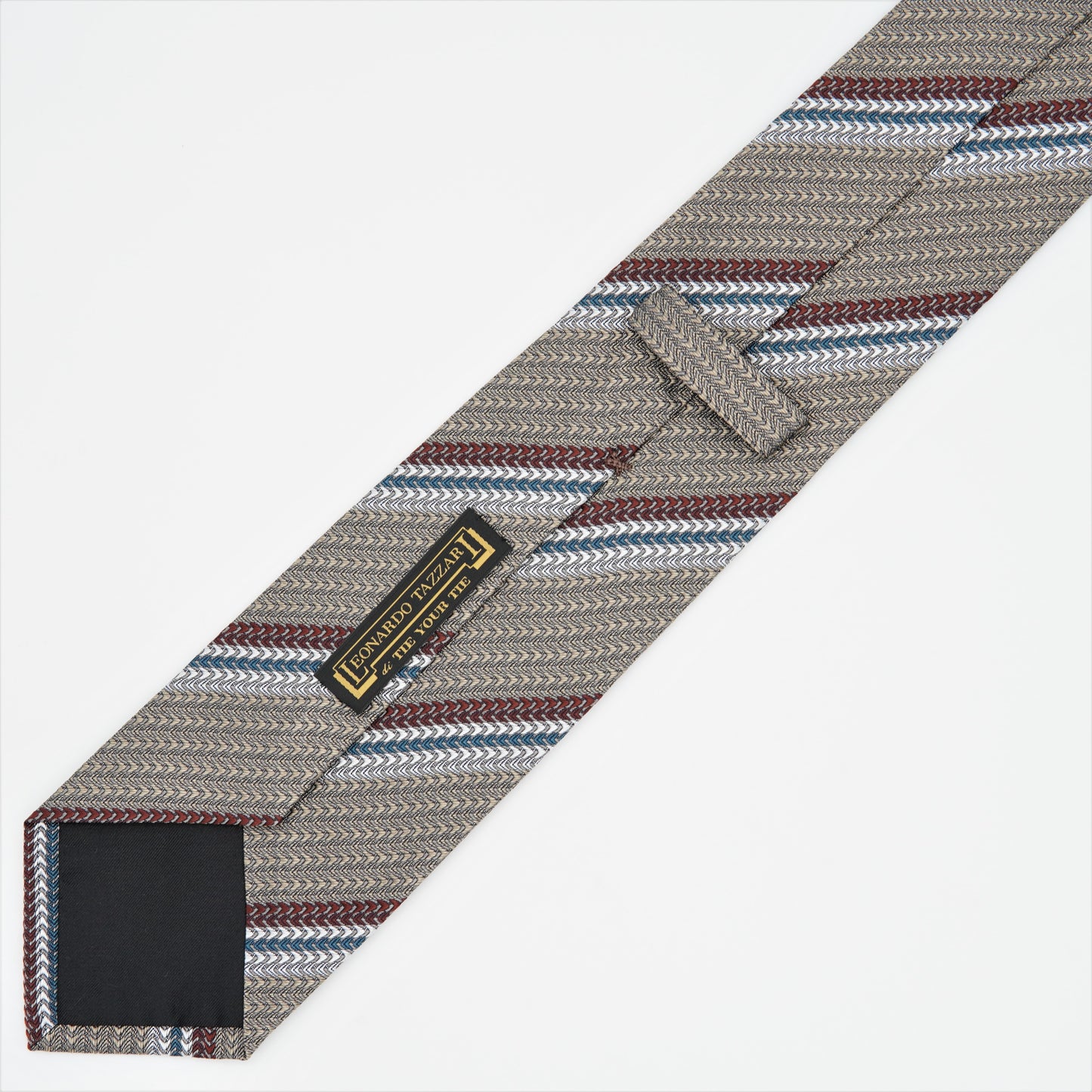 NEW!! LEONARDO STRIPE7 NECKTIE