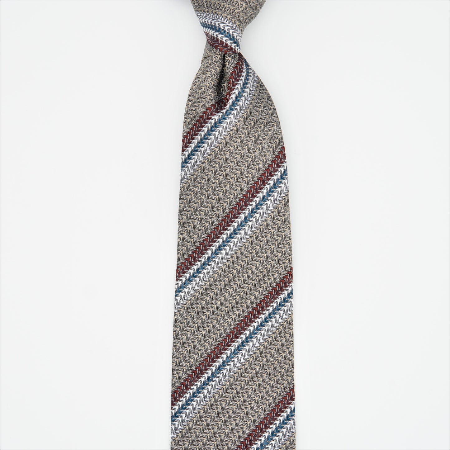 NEW!! LEONARDO STRIPE7 NECKTIE