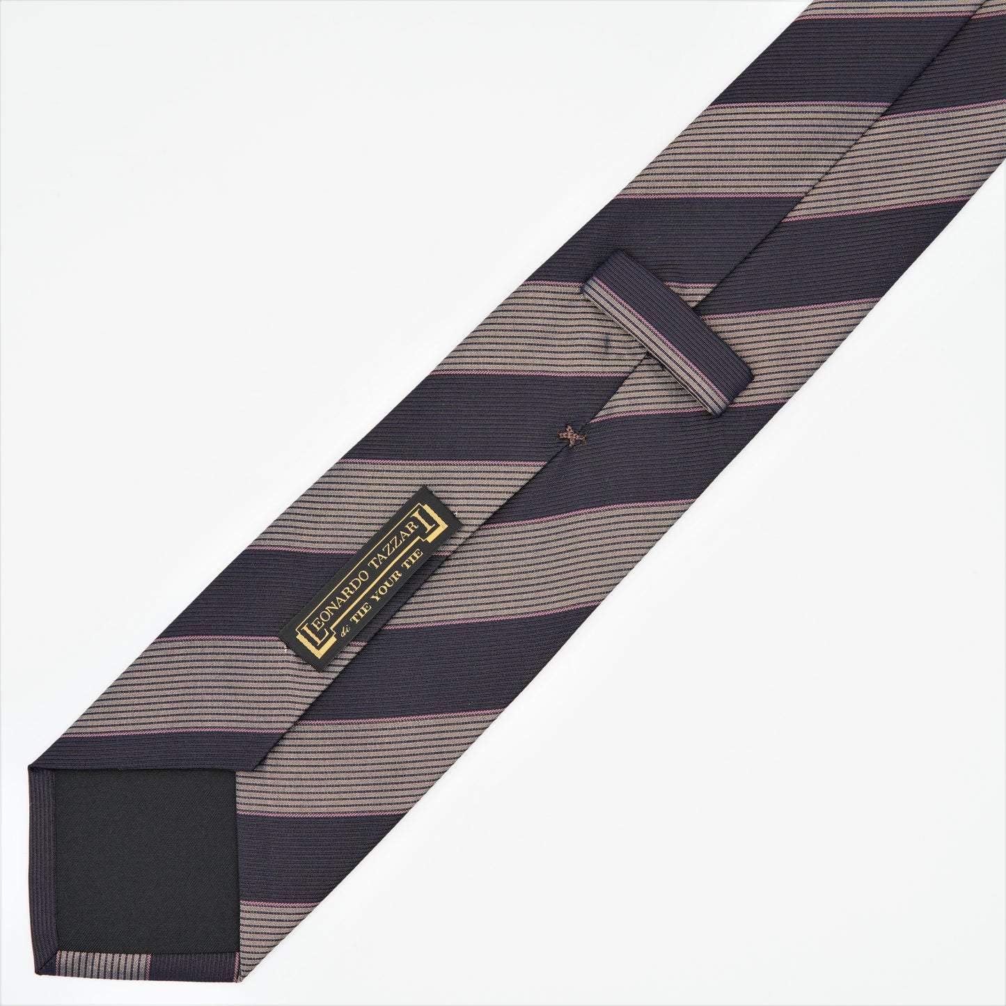 NEW!! LEONARDO STRIPE8 NECKTIE