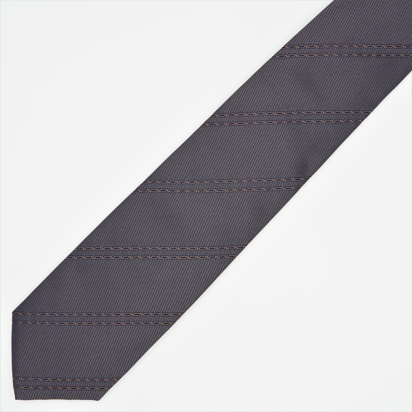 NEW!! LEONARDO STRIPE9 NECKTIE