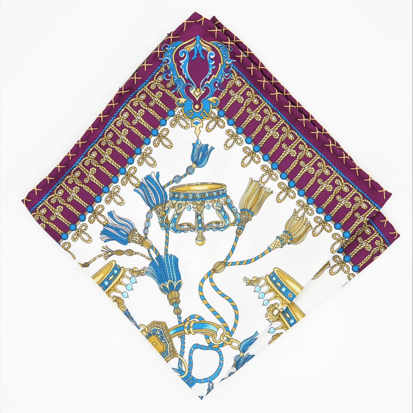 TIEYOURTIE PRINTED CHIEF WITH HAND CROCHET