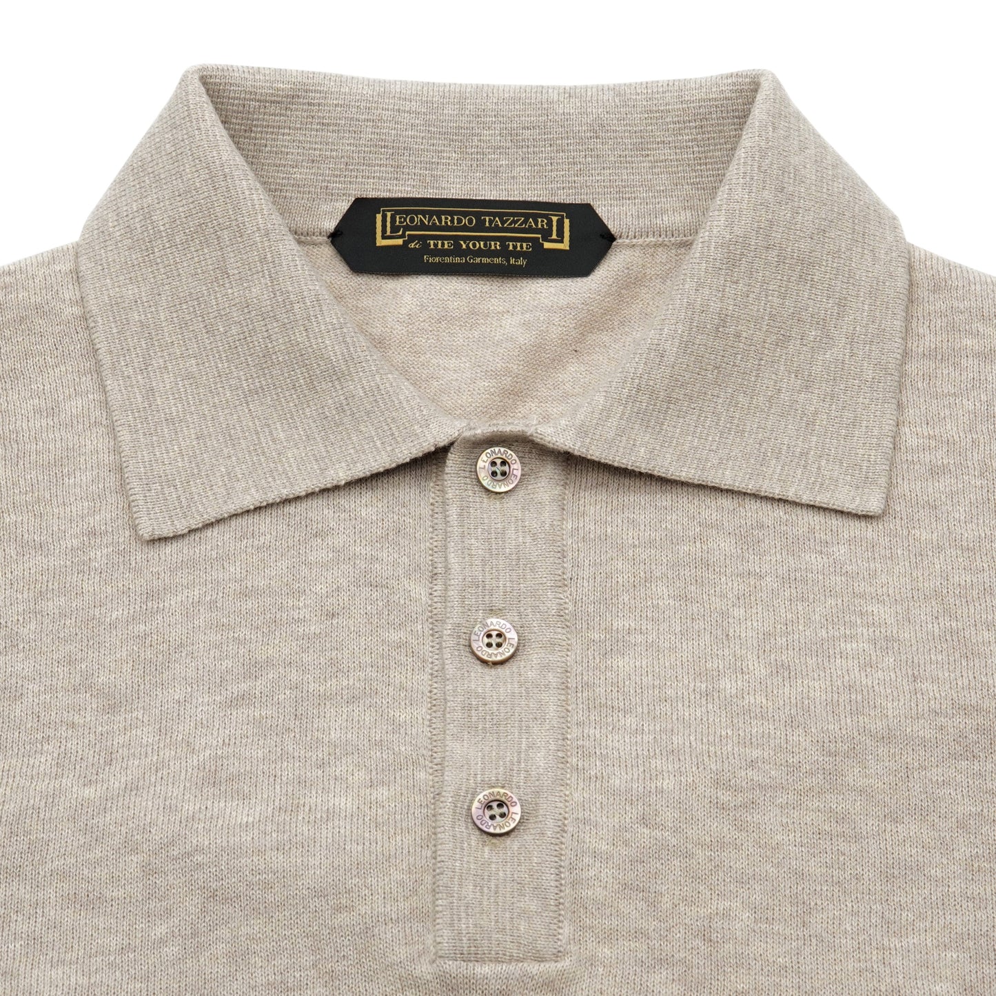 LEONARDO TAZZARI 3B POLO KNIT