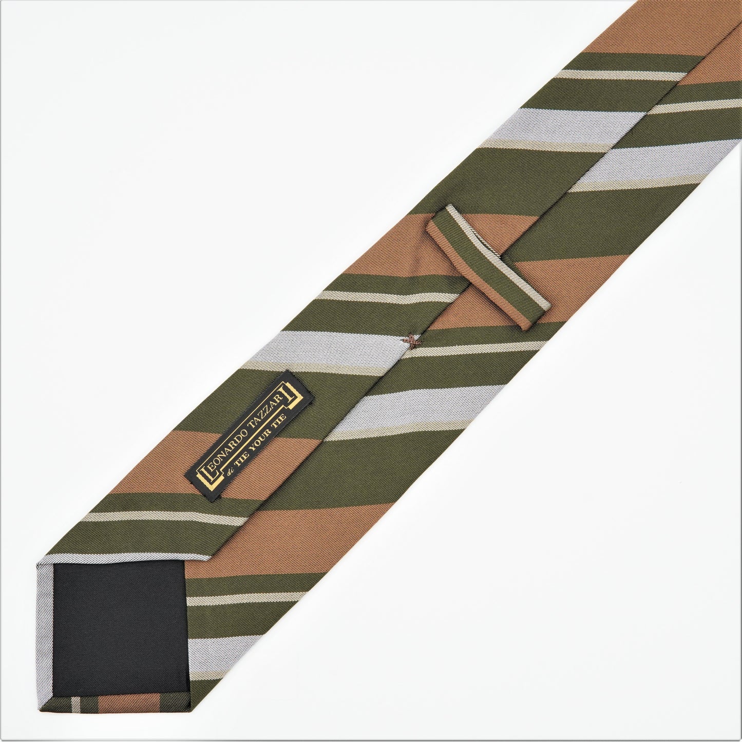 NEW!! LEONARDO STRIPE4 NECKTIE