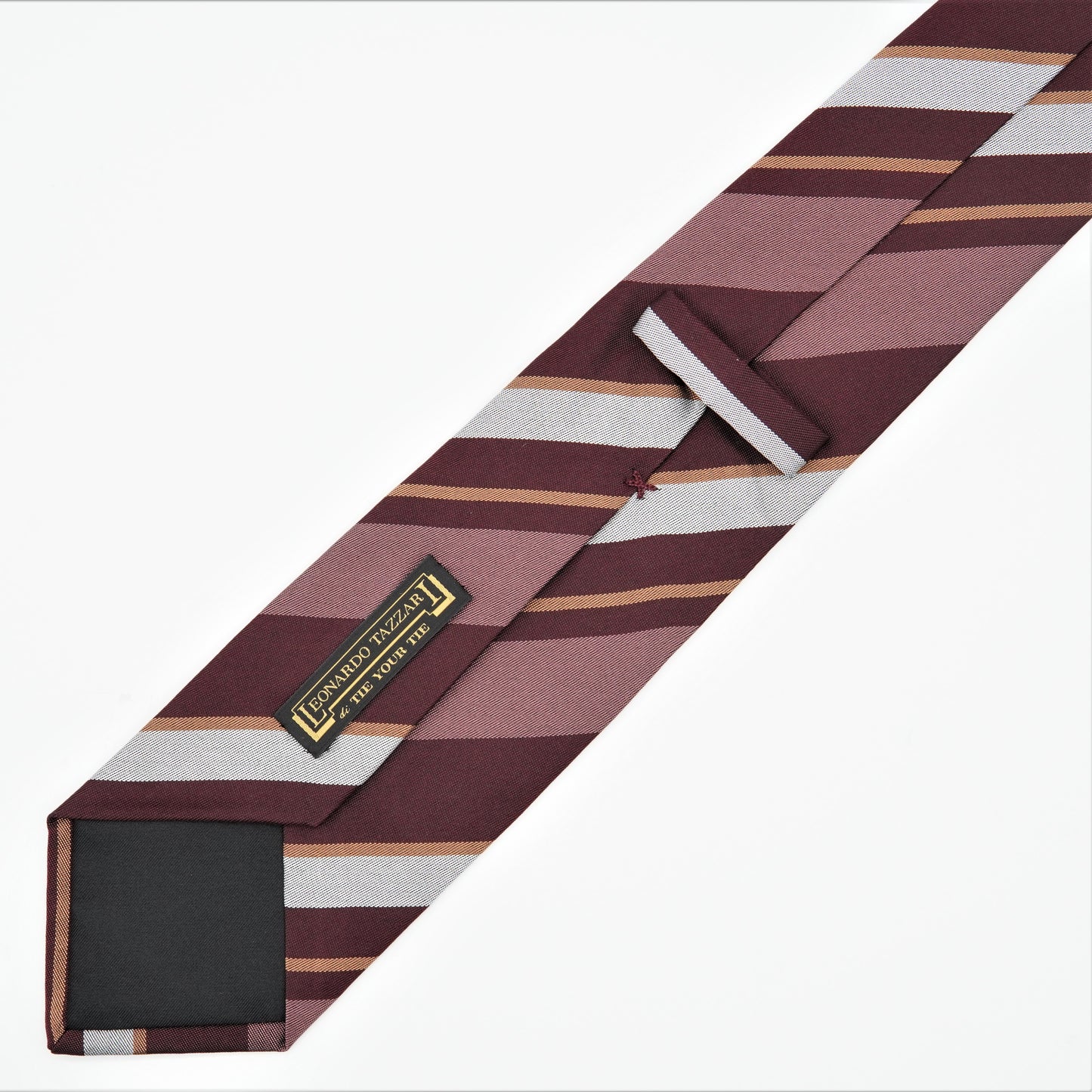 NEW!! LEONARDO STRIPE4 NECKTIE