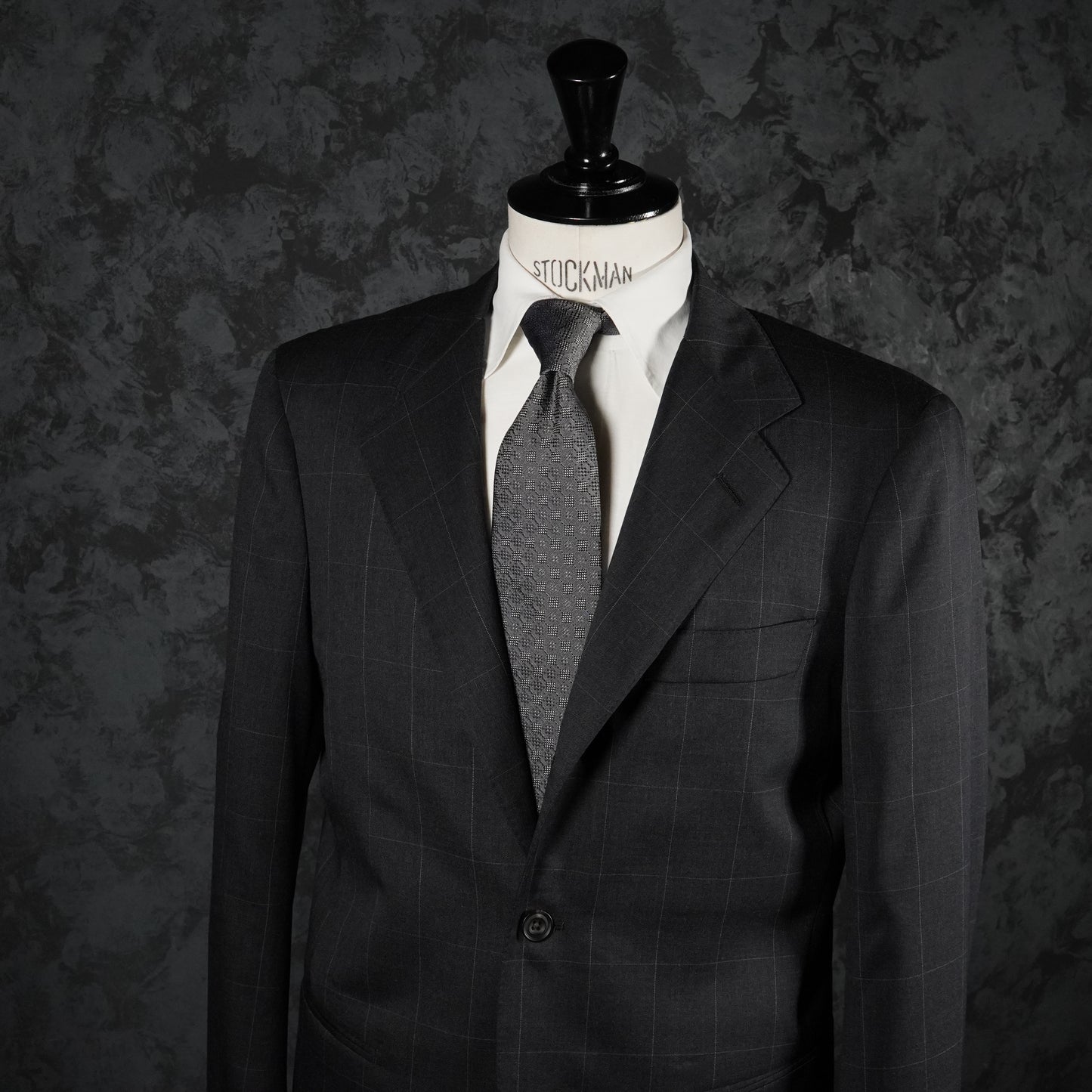 LEONARDO CIRCLE&SQUARE NECKTIE