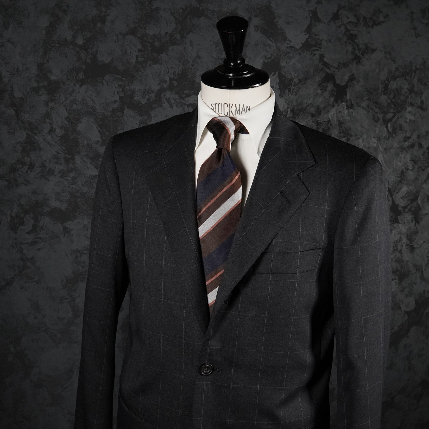 NEW!! LEONARDO STRIPE4 NECKTIE