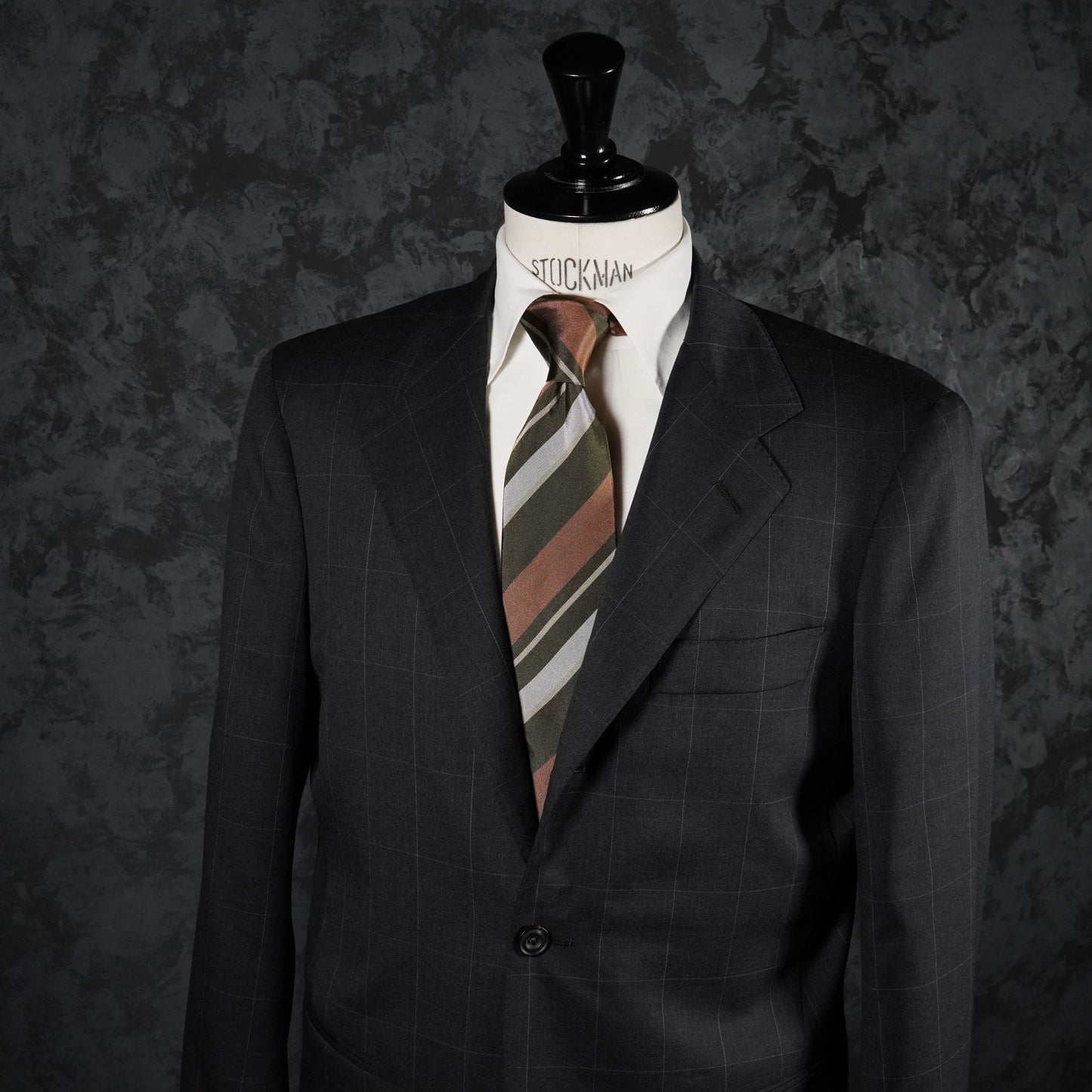 NEW!! LEONARDO STRIPE4 NECKTIE