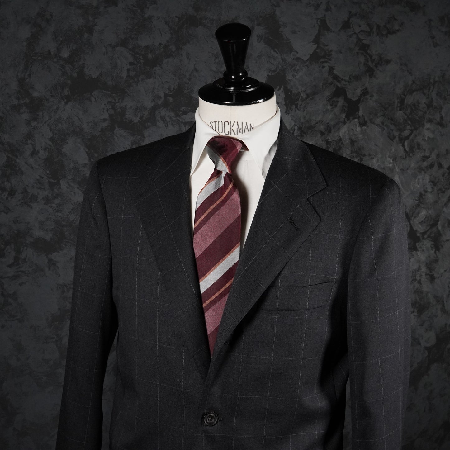 NEW!! LEONARDO STRIPE4 NECKTIE