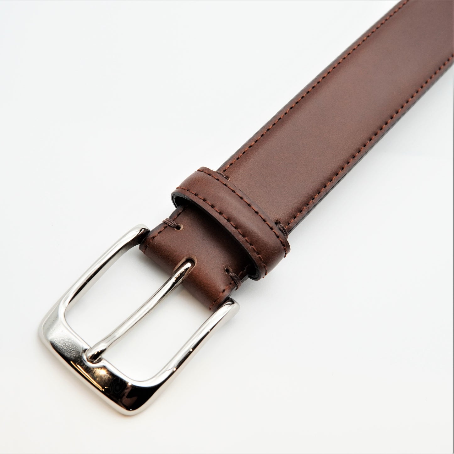 LEONARDO CORDOVAN LEATHER BELT