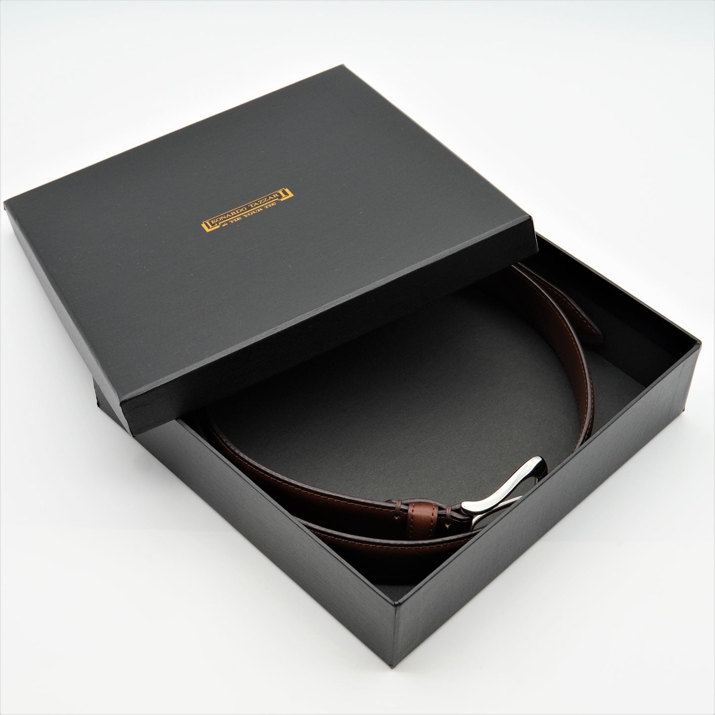 LEONARDO CORDOVAN LEATHER BELT