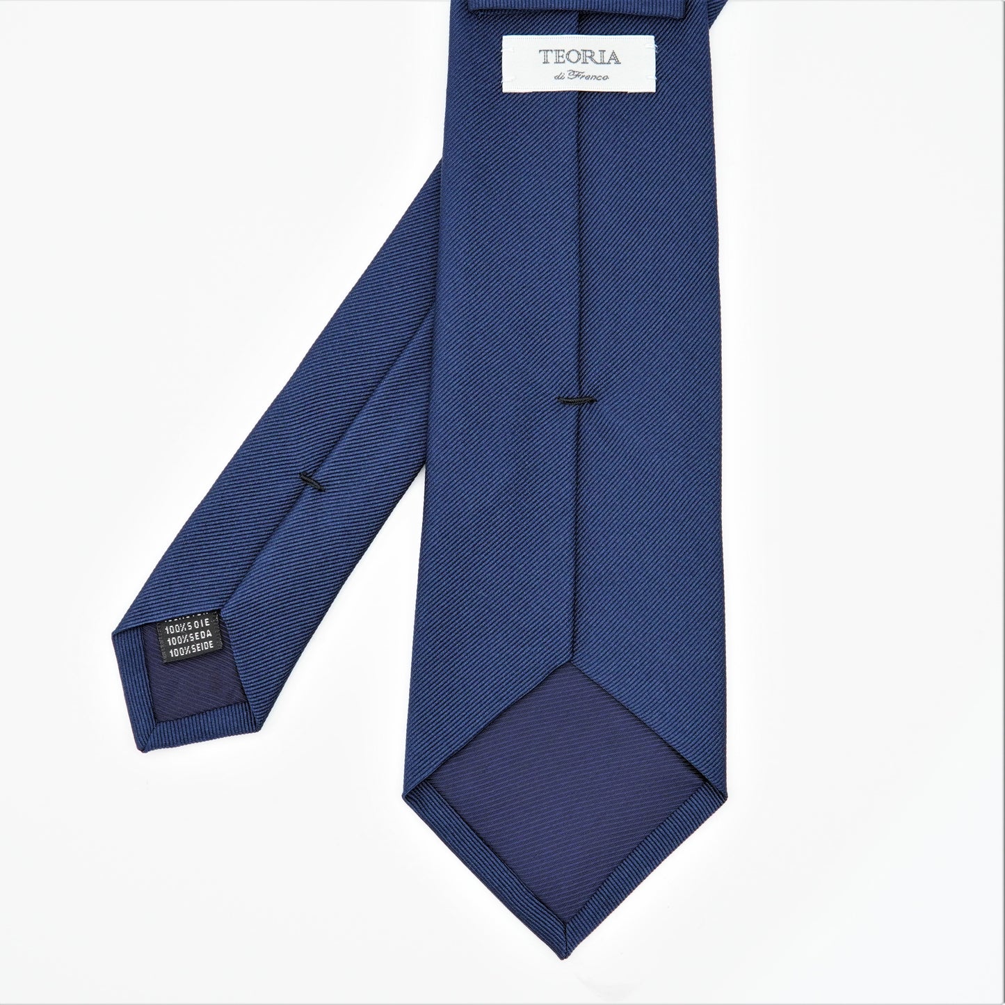 TEORIA SOLID REPP NECKTIE