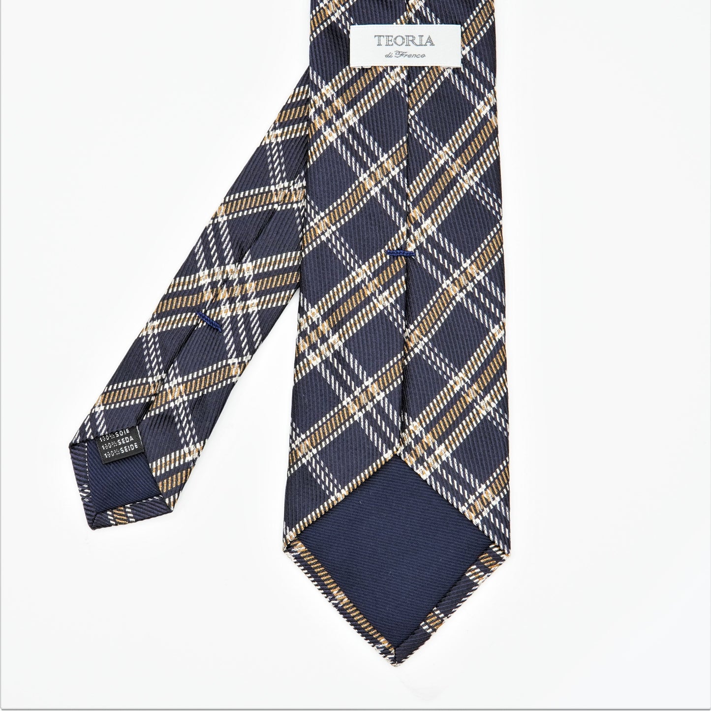 TEORIA PLAID NECKTIE