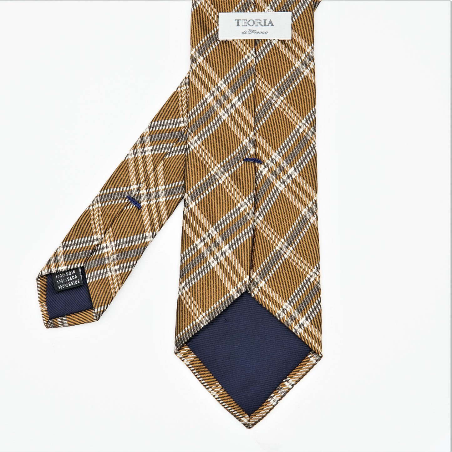 TEORIA PLAID NECKTIE