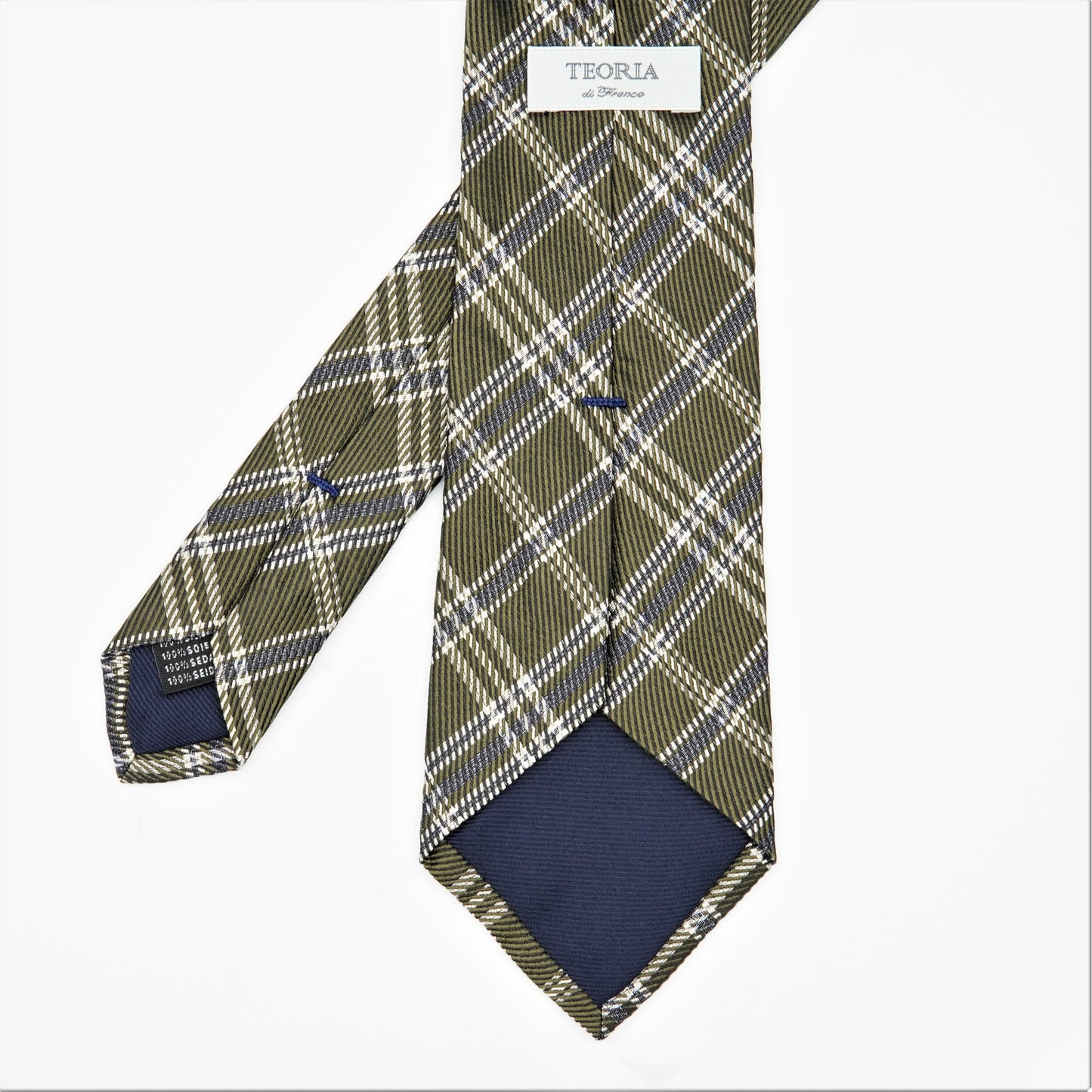TEORIA PLAID NECKTIE