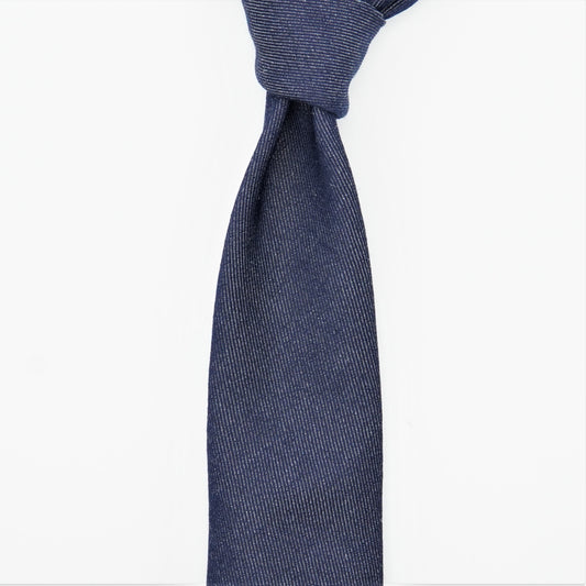 TIEYOURTIE WOOLDENIM SETTEPIEGHE NECKTIE