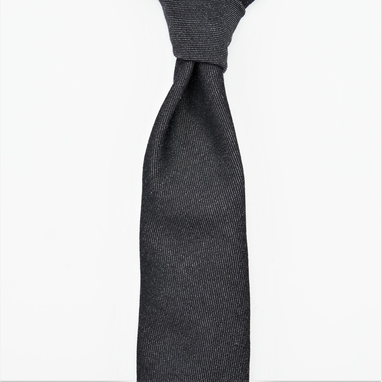 TIEYOURTIE WOOLDENIM SETTEPIEGHE NECKTIE