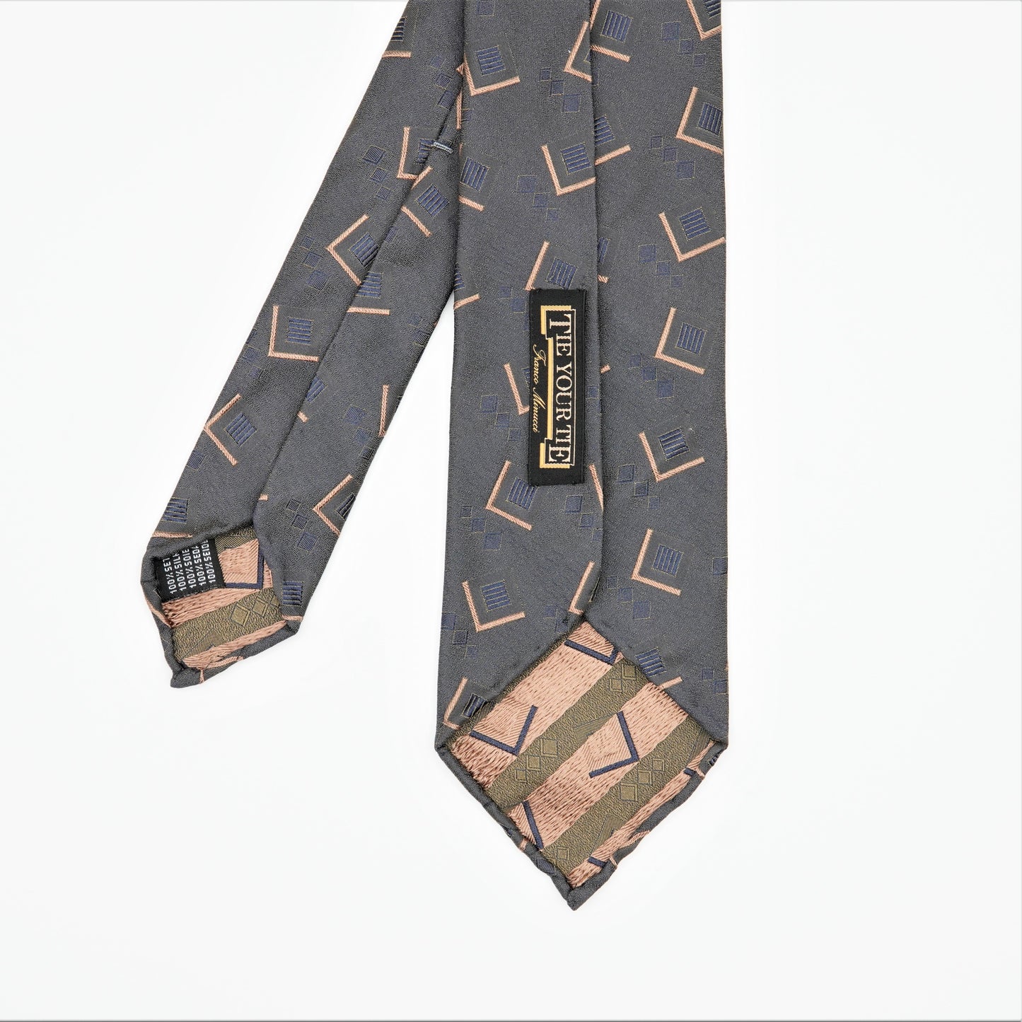 TIEYOURTIE GEOMETRIC1 SETTEPIEGHE NECKTIE