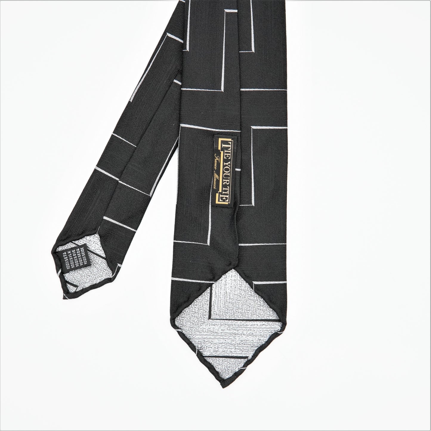 TIEYOURTIE GEOMETRIC4 SETTEPIEGHE NECKTIE