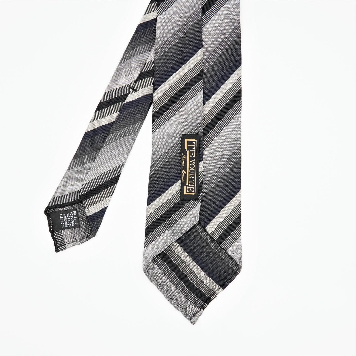 TIEYOURTIE STRIPE1 SETTEPIEGHE NECKTIE