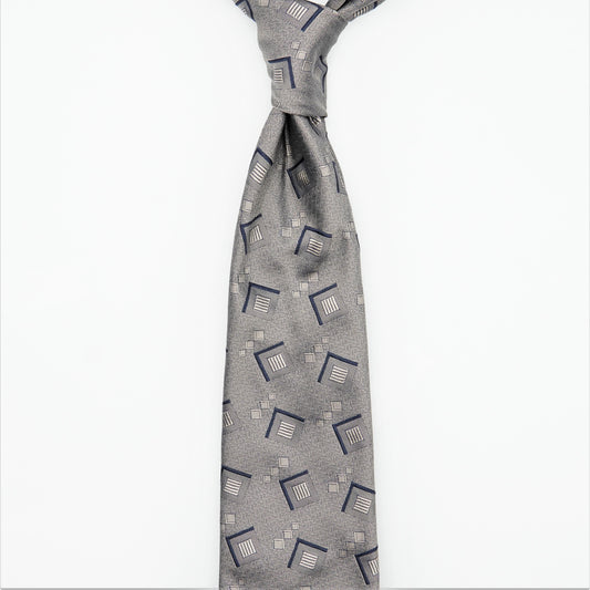 TIEYOURTIE GEOMETRIC1 SETTEPIEGHE NECKTIE