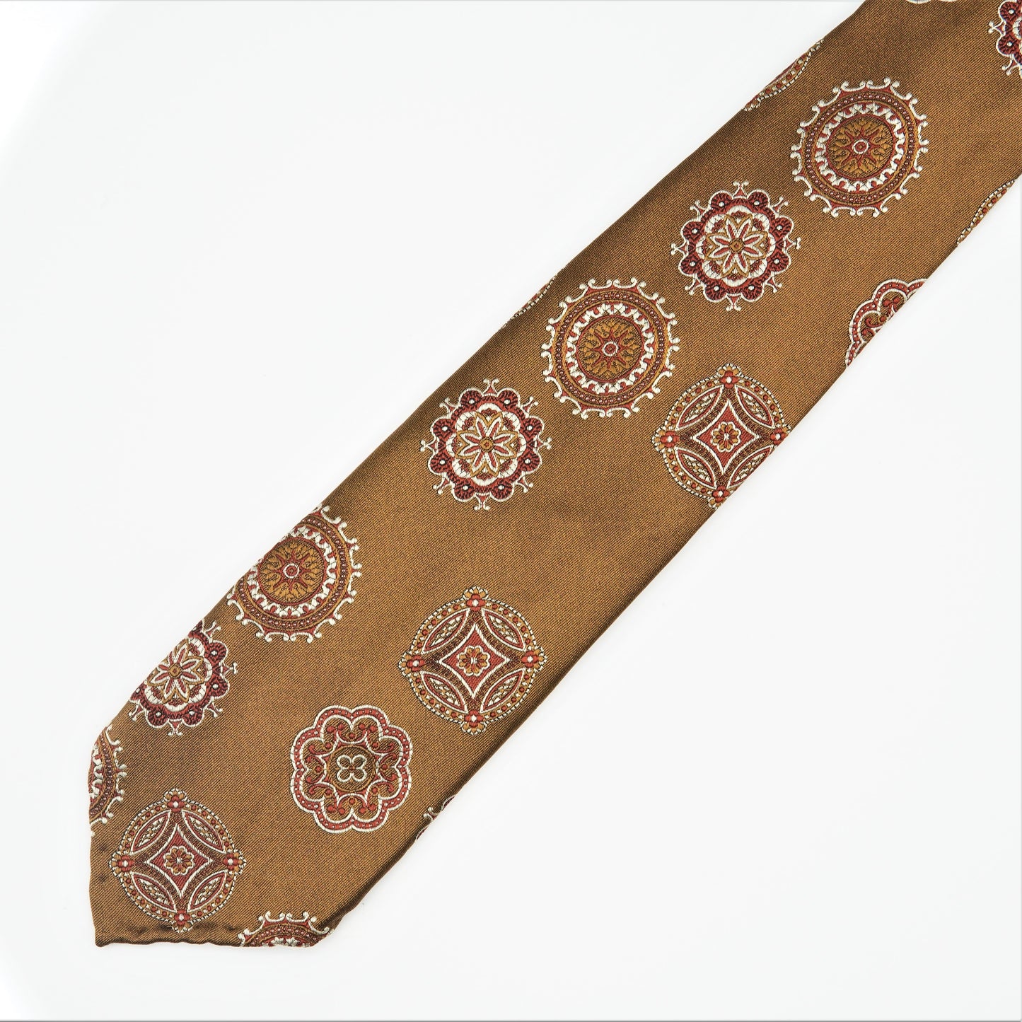 TIEYOURTIE IRREGULARLY MEDAGLION SETTEPIEGHE NECKTIE