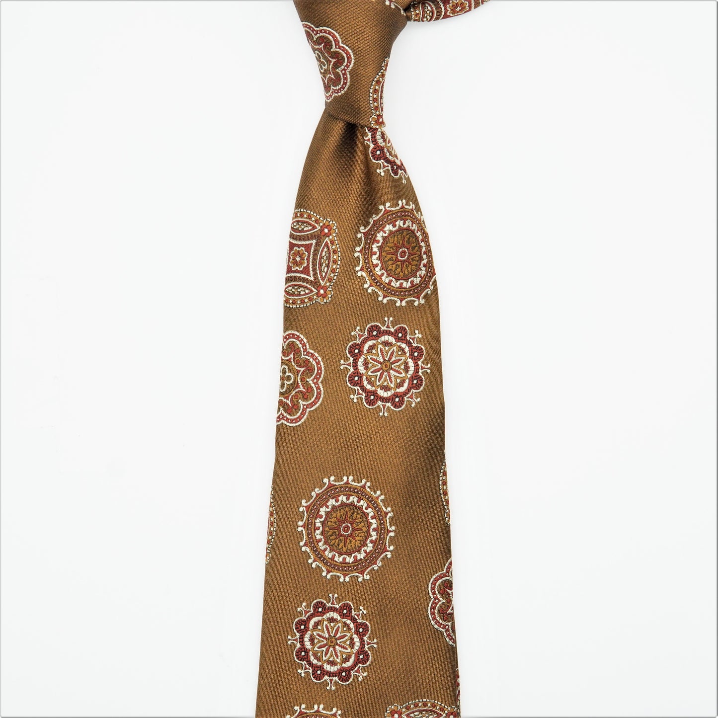 TIEYOURTIE IRREGULARLY MEDAGLION SETTEPIEGHE NECKTIE