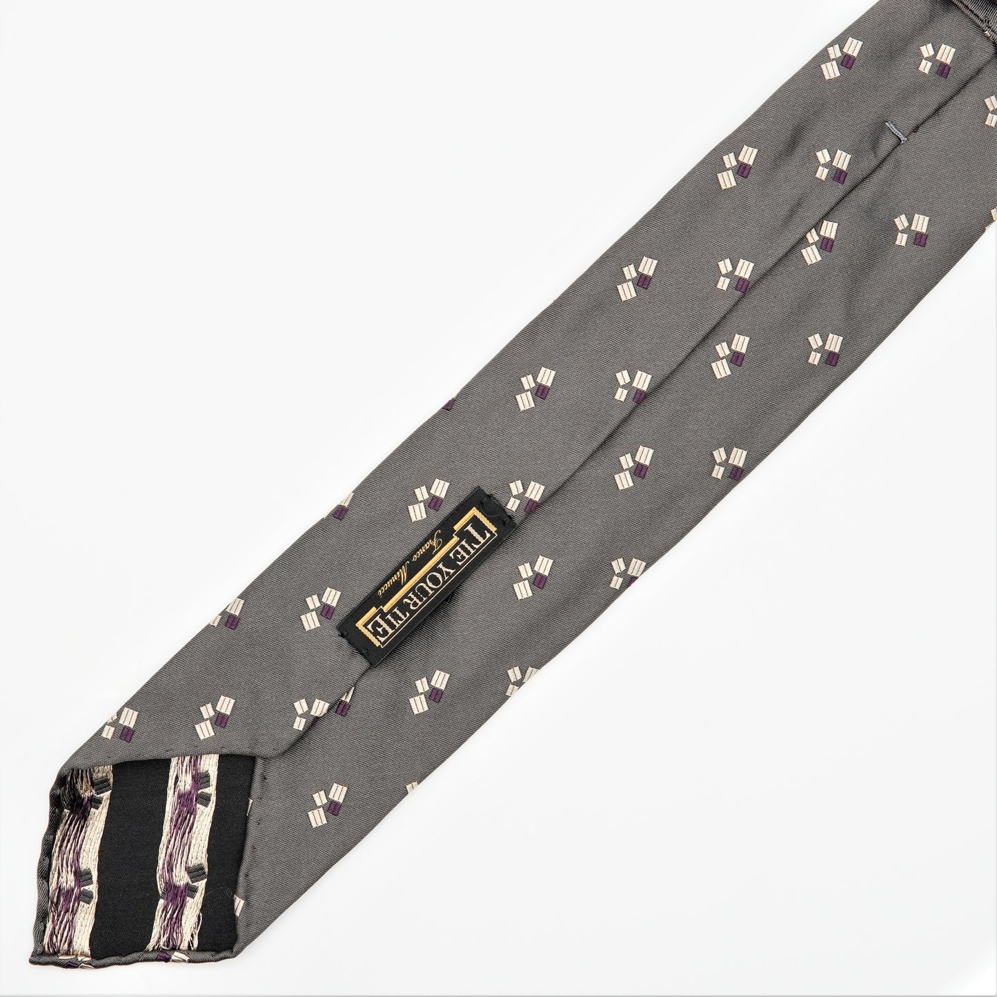 TIEYOURTIE GEOMETRIC6 SETTEPIEGHE NECKTIE