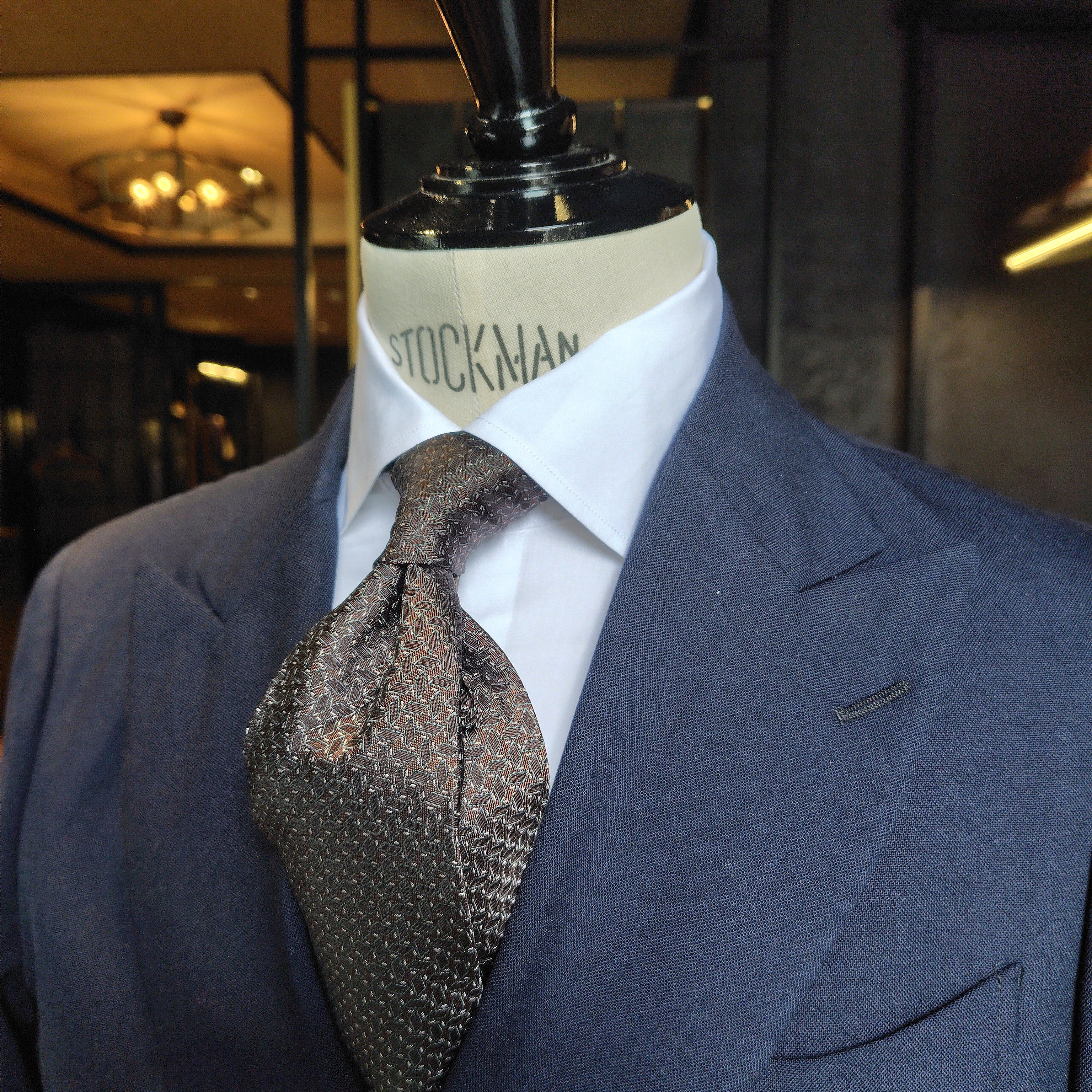 タイユアタイTIE YOUR TIEセッテピエゲ小紋総柄ソラーロビジネスネクタイ NEW//TIEYOURTIE MICRO SETTEPIEGHE – TIE YOUR TIE