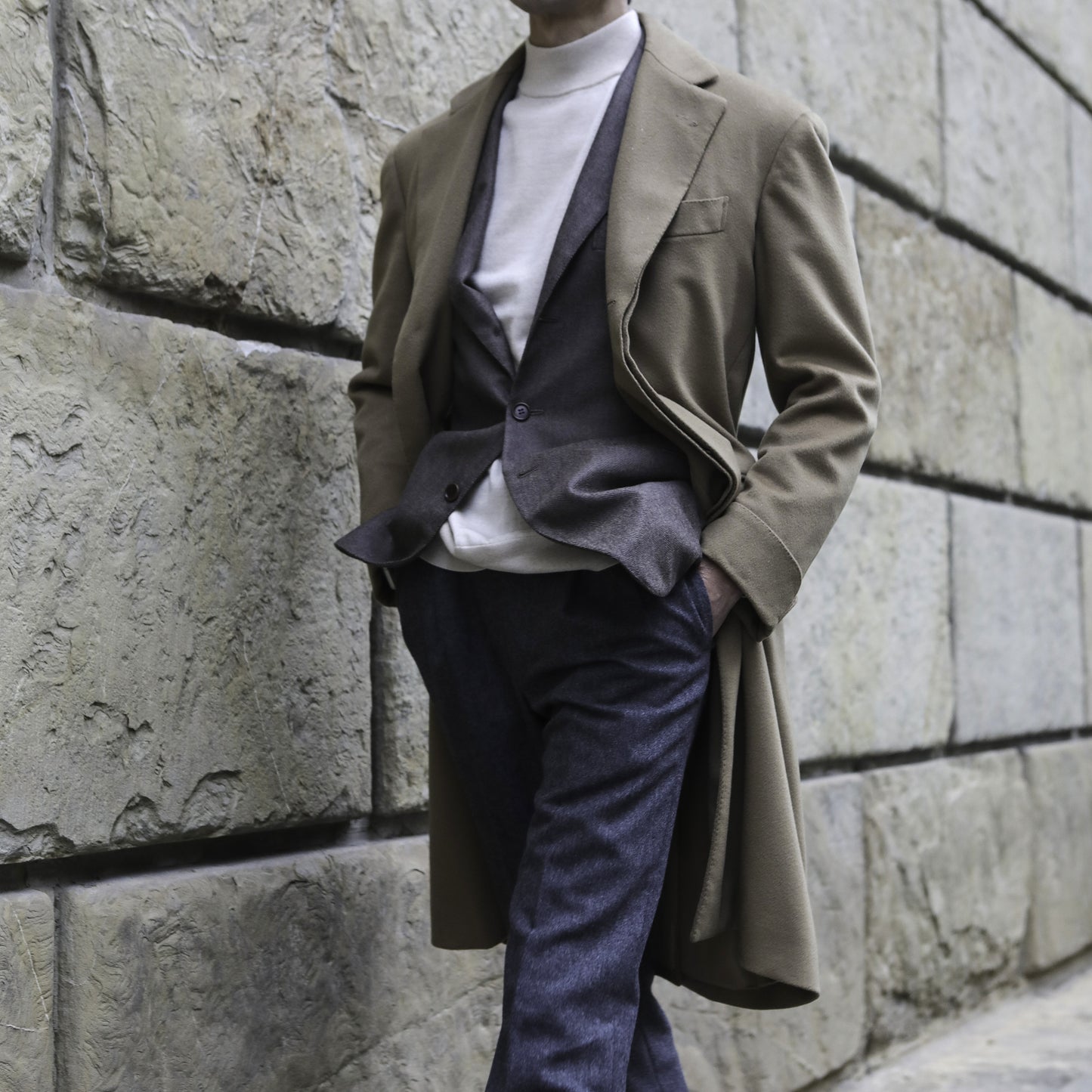 LEONARDO TAZZARI NEW MOCK NECK  KNIT