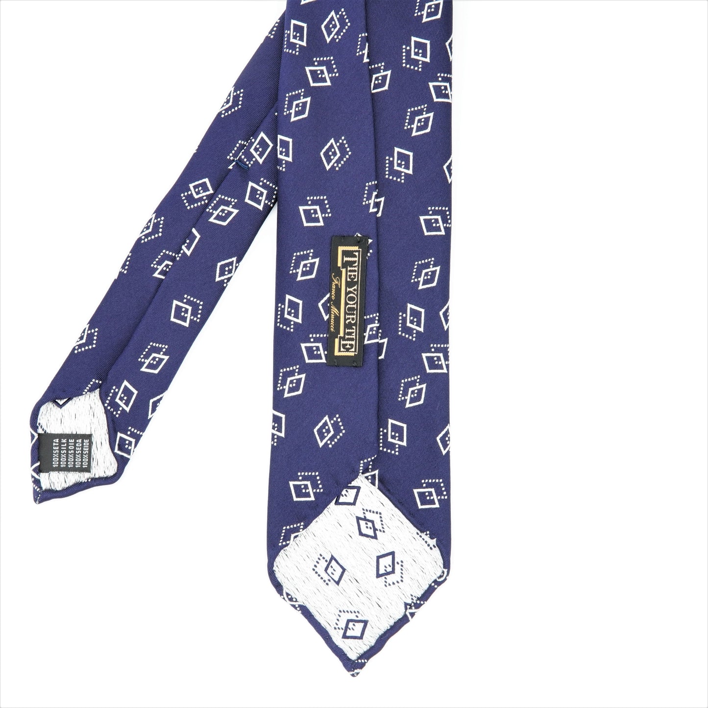 TIEYOURTIE GEOMETRIC2 SETTEPIEGHE NECKTIE