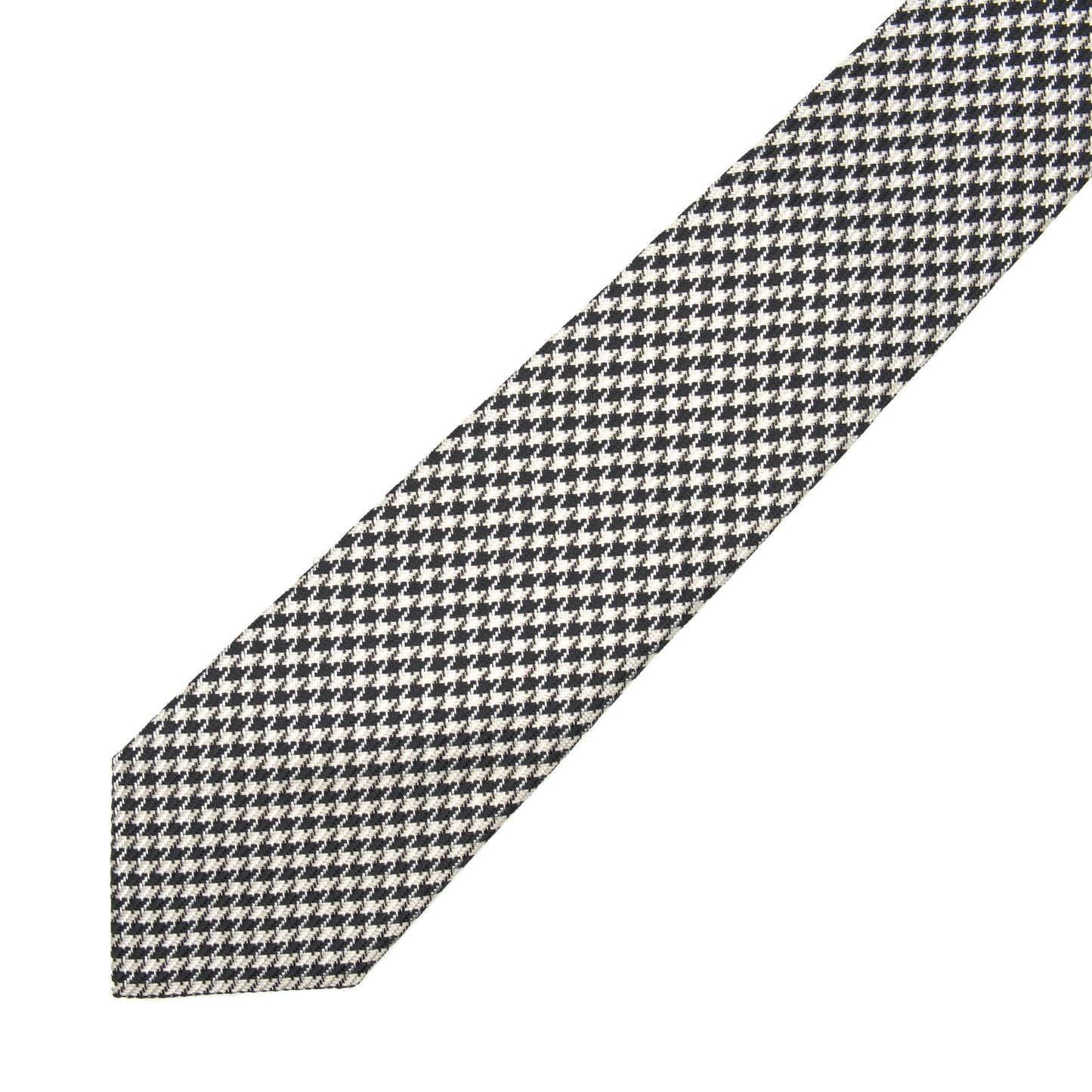 NEW//TEORIA HOUNDSTOOTH NECKTIE