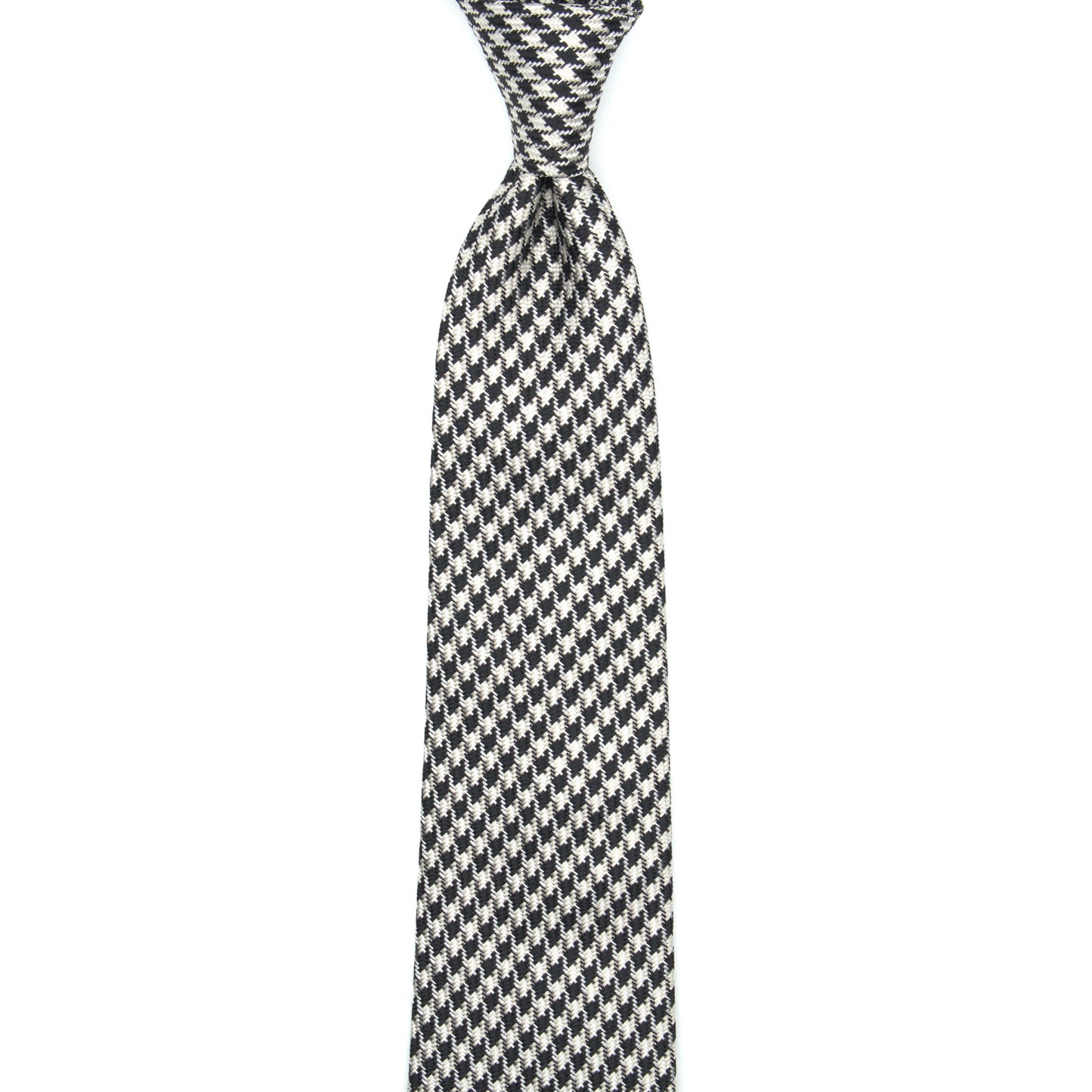 NEW//TEORIA HOUNDSTOOTH NECKTIE
