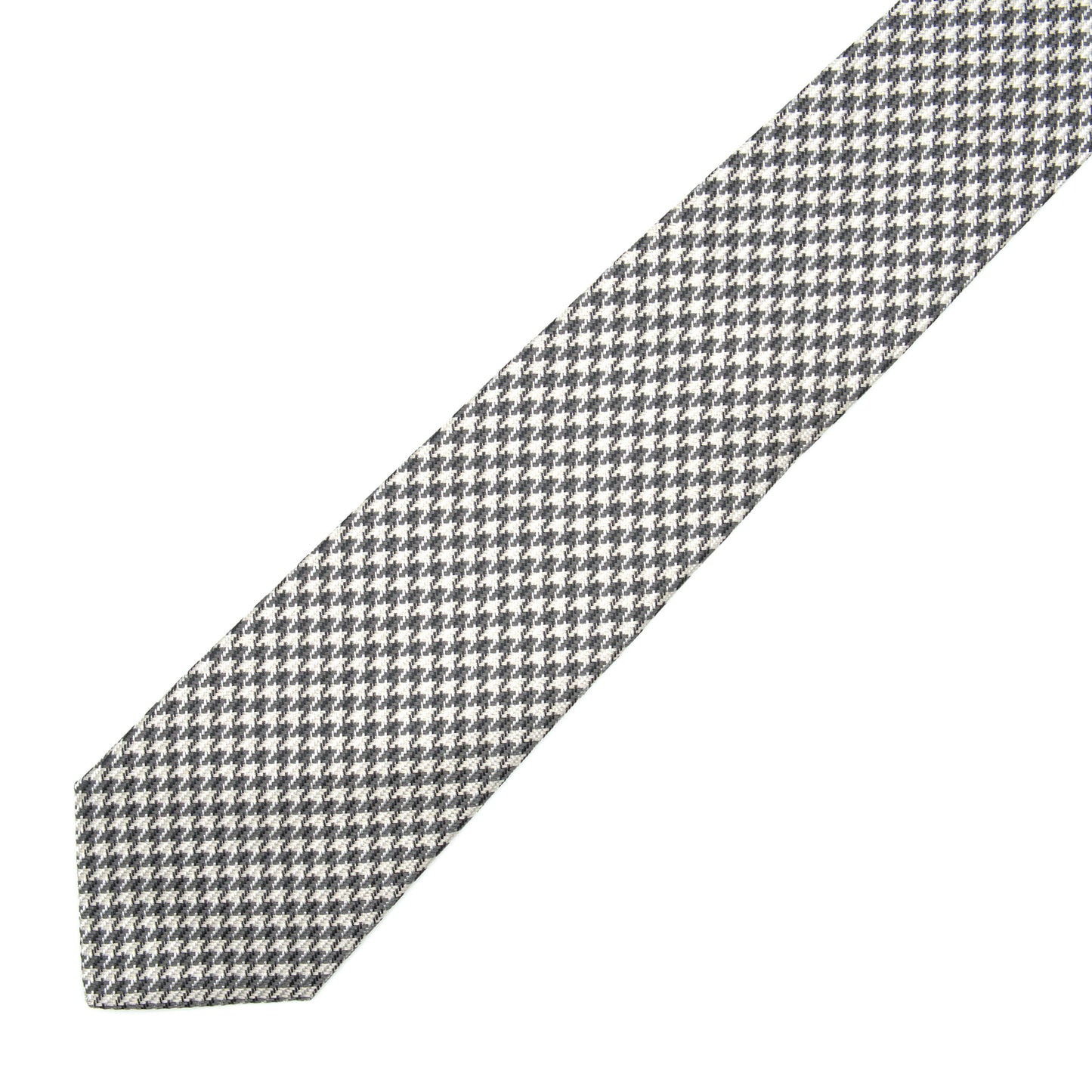 NEW//TEORIA HOUNDSTOOTH NECKTIE