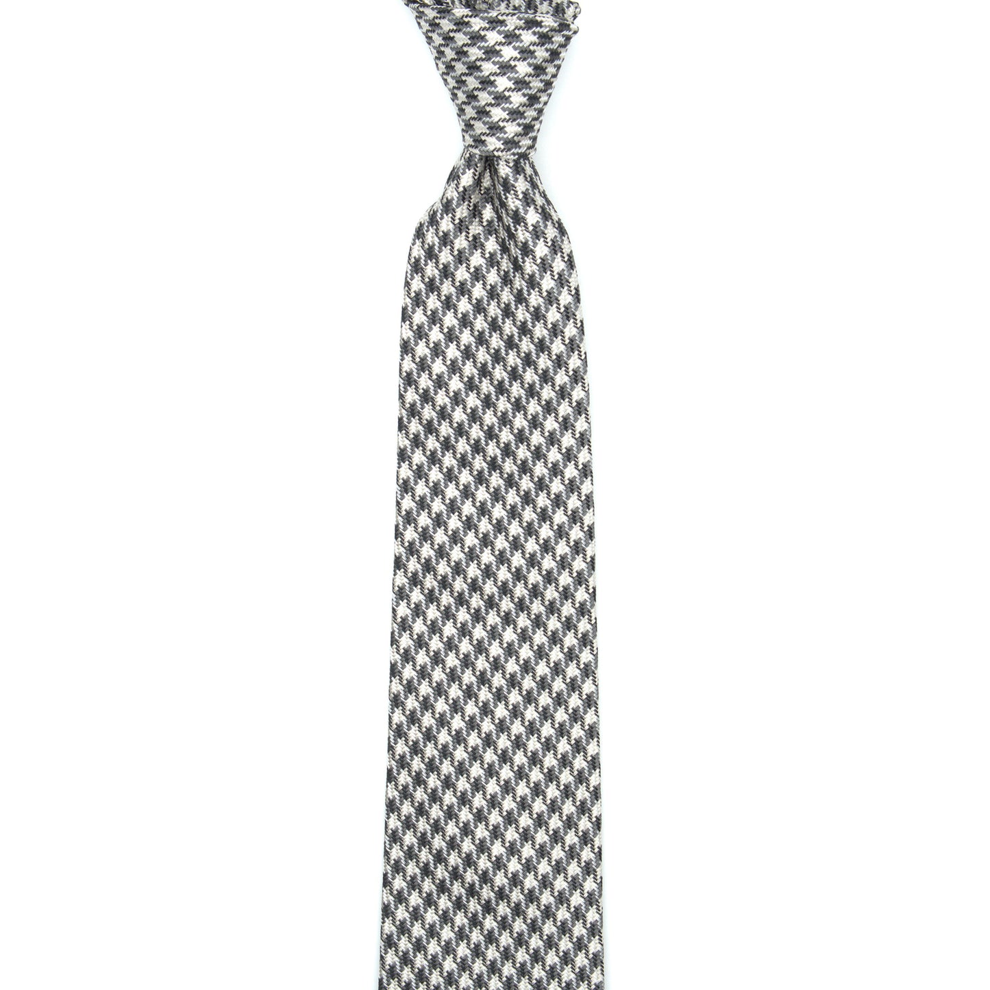 NEW//TEORIA HOUNDSTOOTH NECKTIE