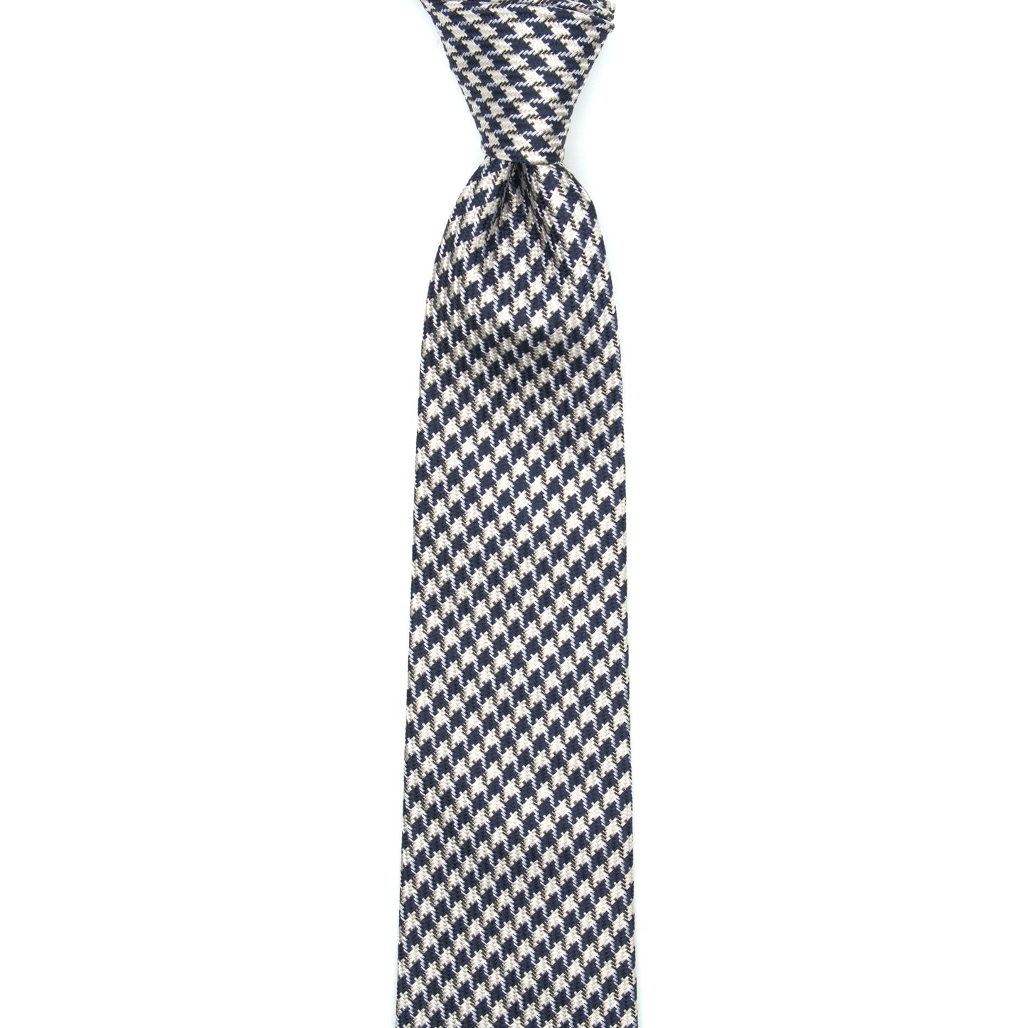 NEW//TEORIA HOUNDSTOOTH NECKTIE