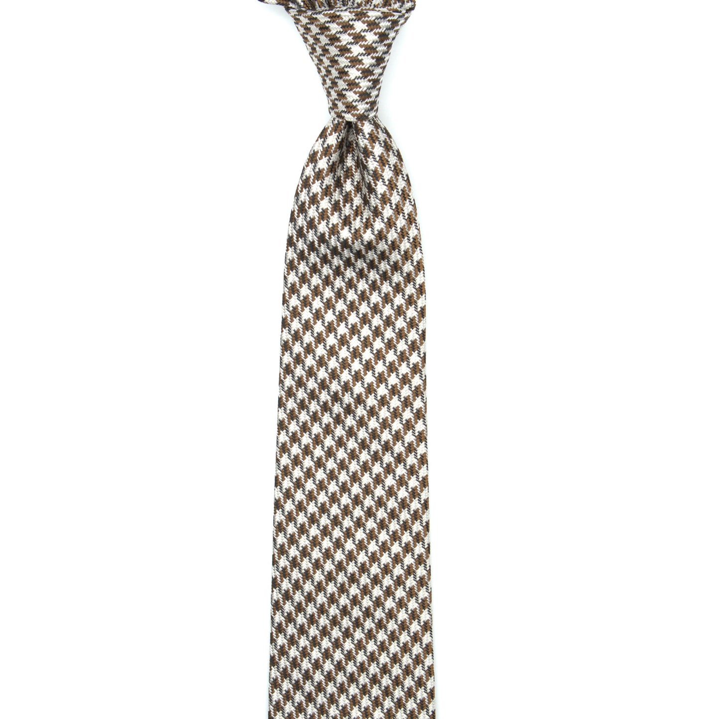NEW//TEORIA HOUNDSTOOTH NECKTIE