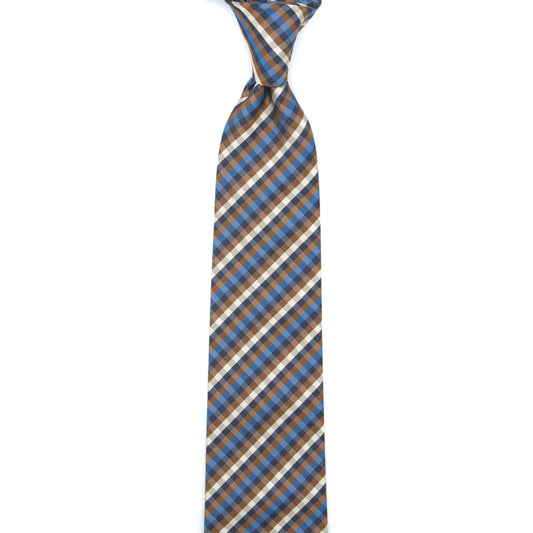 NEW//TEORIA PLAID10 NECKTIE