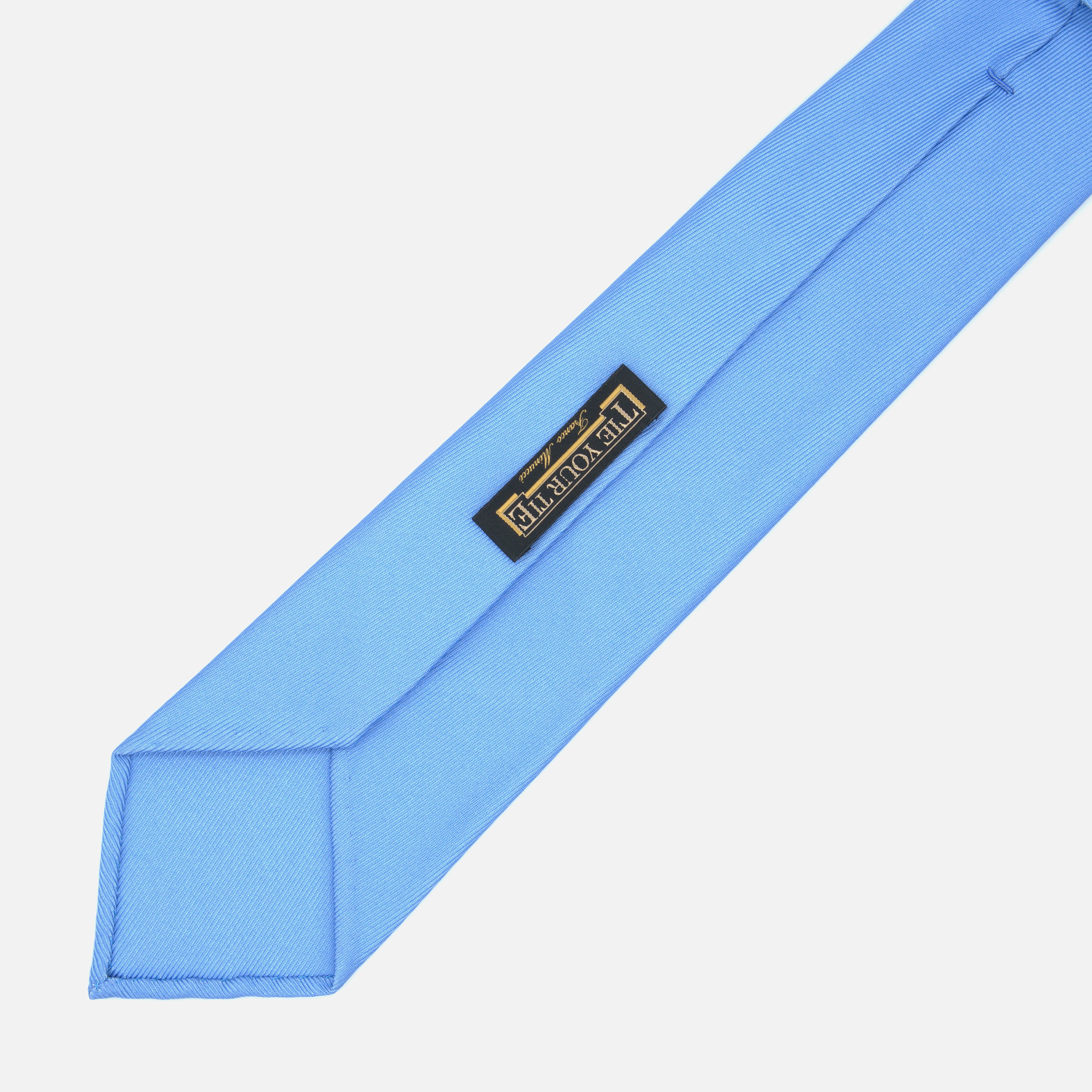 TIEYOURTIE SOLID 50ozROYAL TWILL SETTEPIEGHE NECKTIE – TIE YOUR TIE
