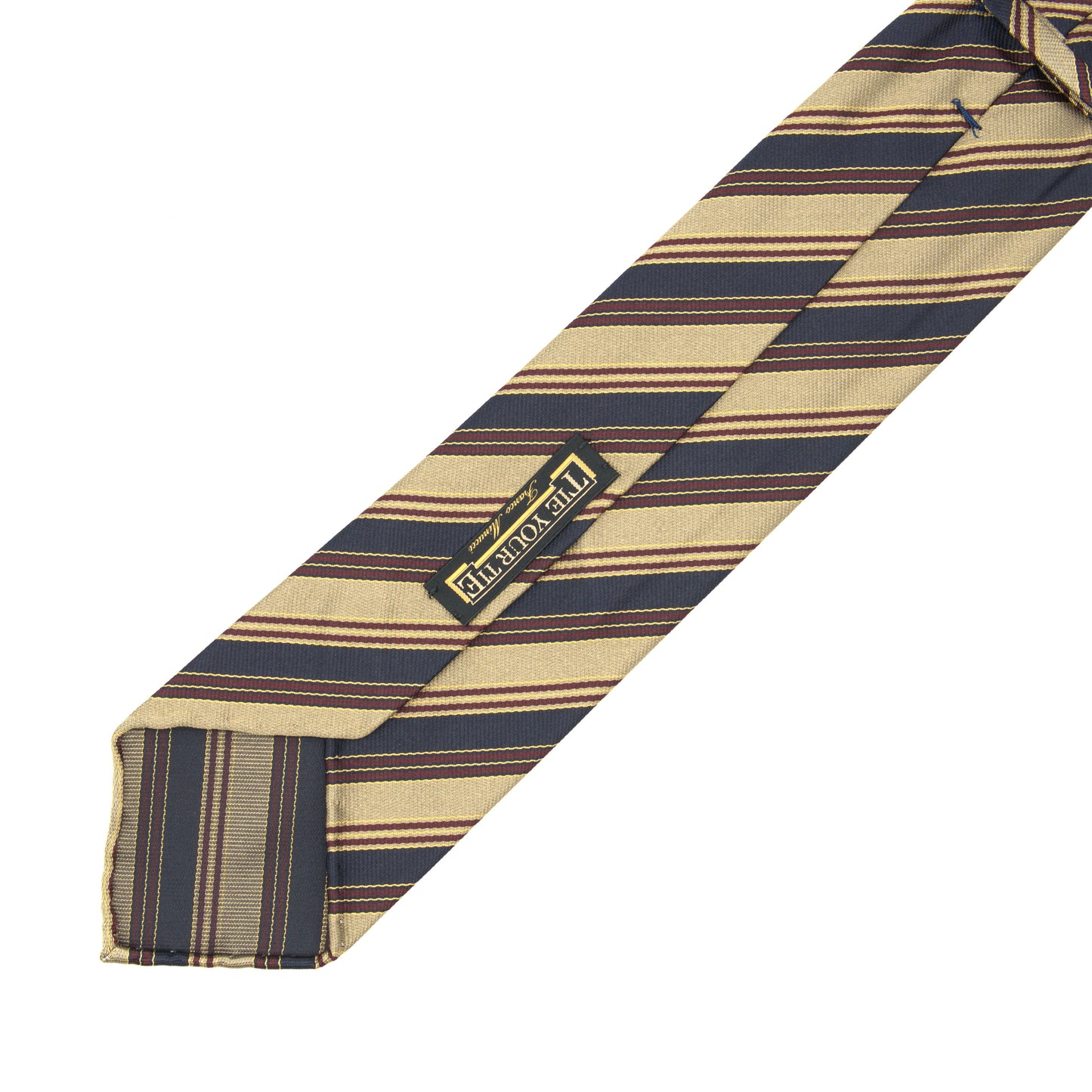 NEW//TIEYOURTIE STRIPE'ORO SETTEPIEGHE