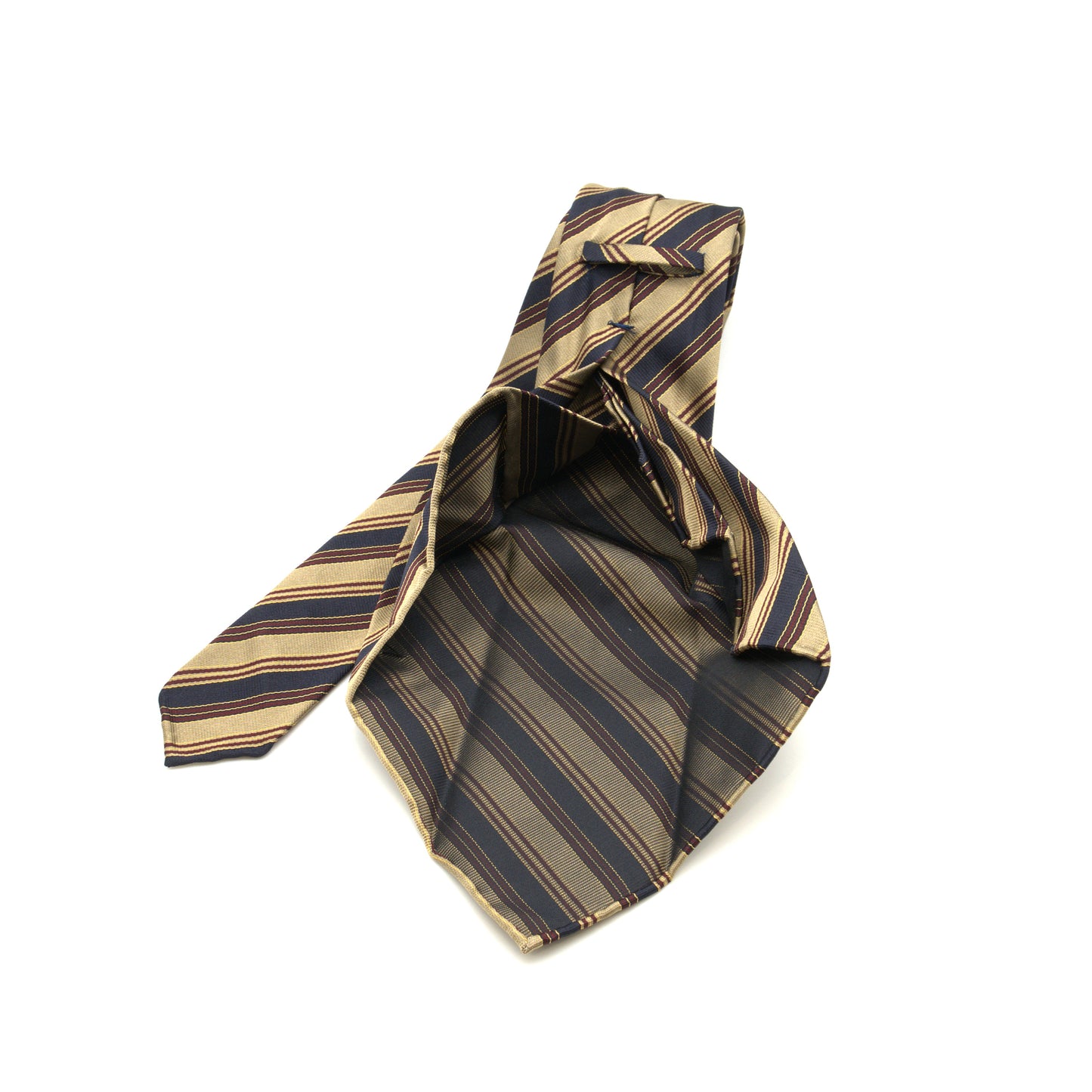 NEW//TIEYOURTIE STRIPE'ORO SETTEPIEGHE
