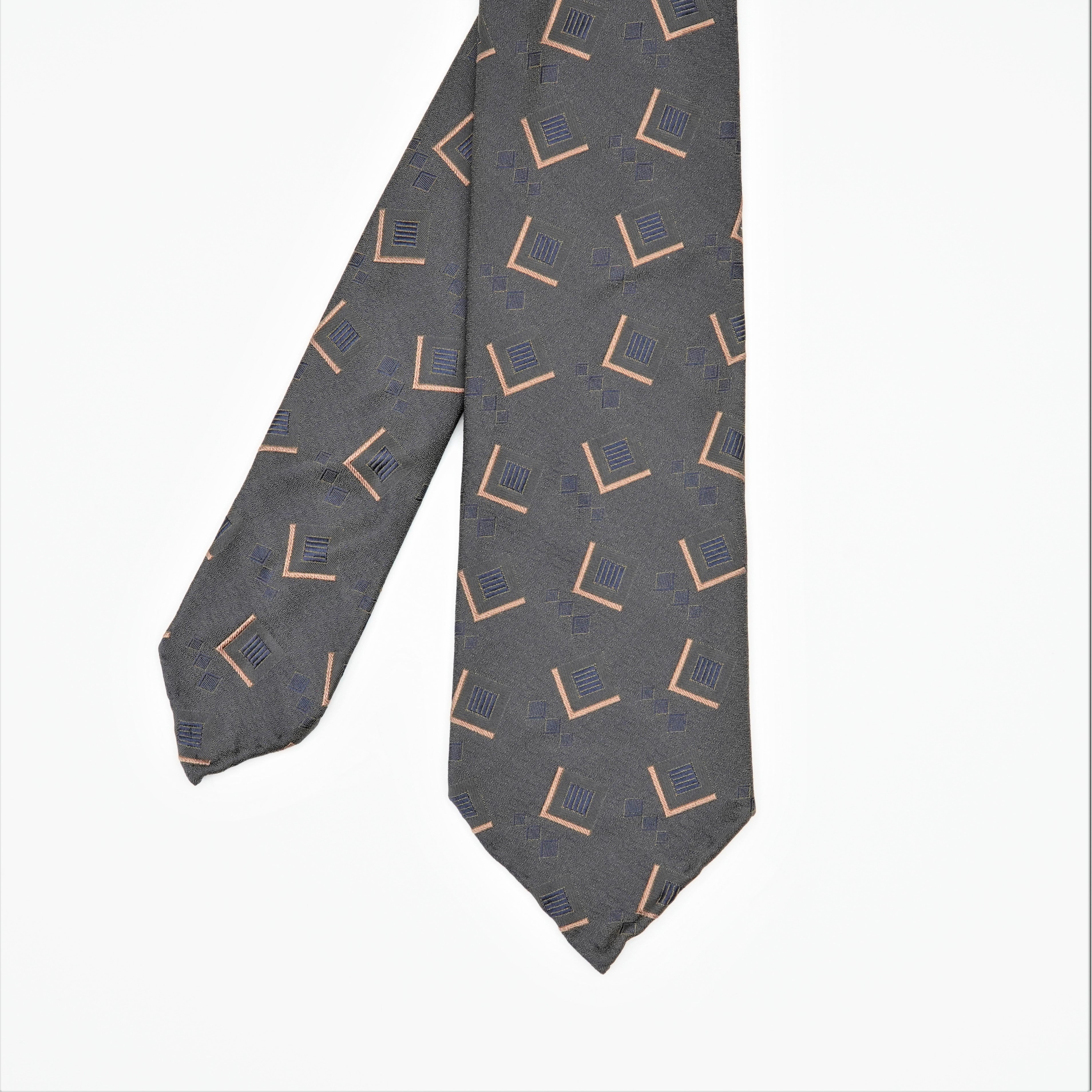 TIEYOURTIE GEOMETRIC1 SETTEPIEGHE NECKTIE