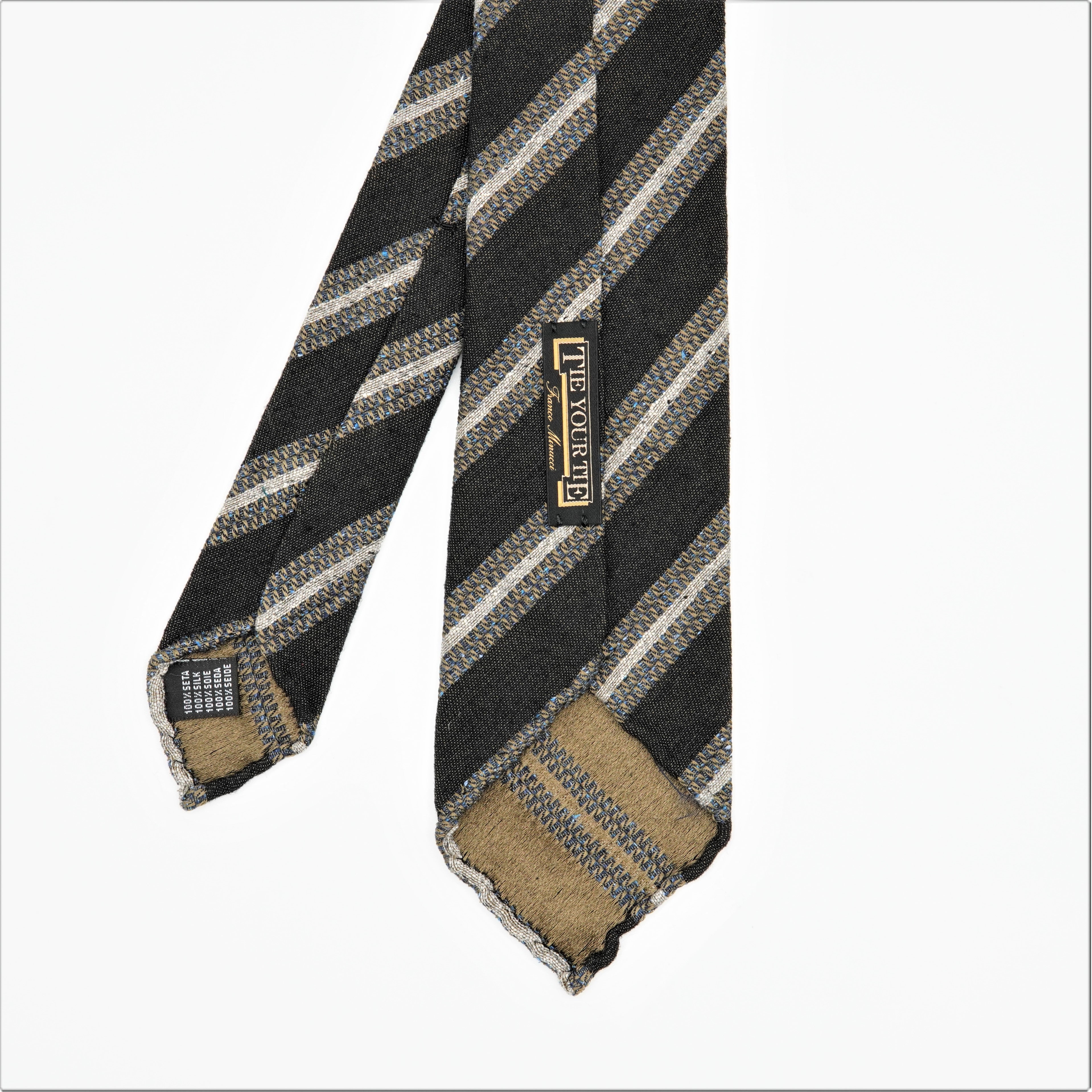 TIEYOURTIE STRIPE3 SETTEPIEGHE NECKTIE