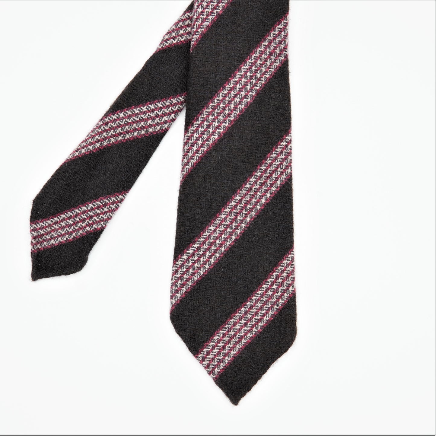 TIEYOURTIE CASHMERE STRIPE2 SETTEPIEGHE NECKTIE