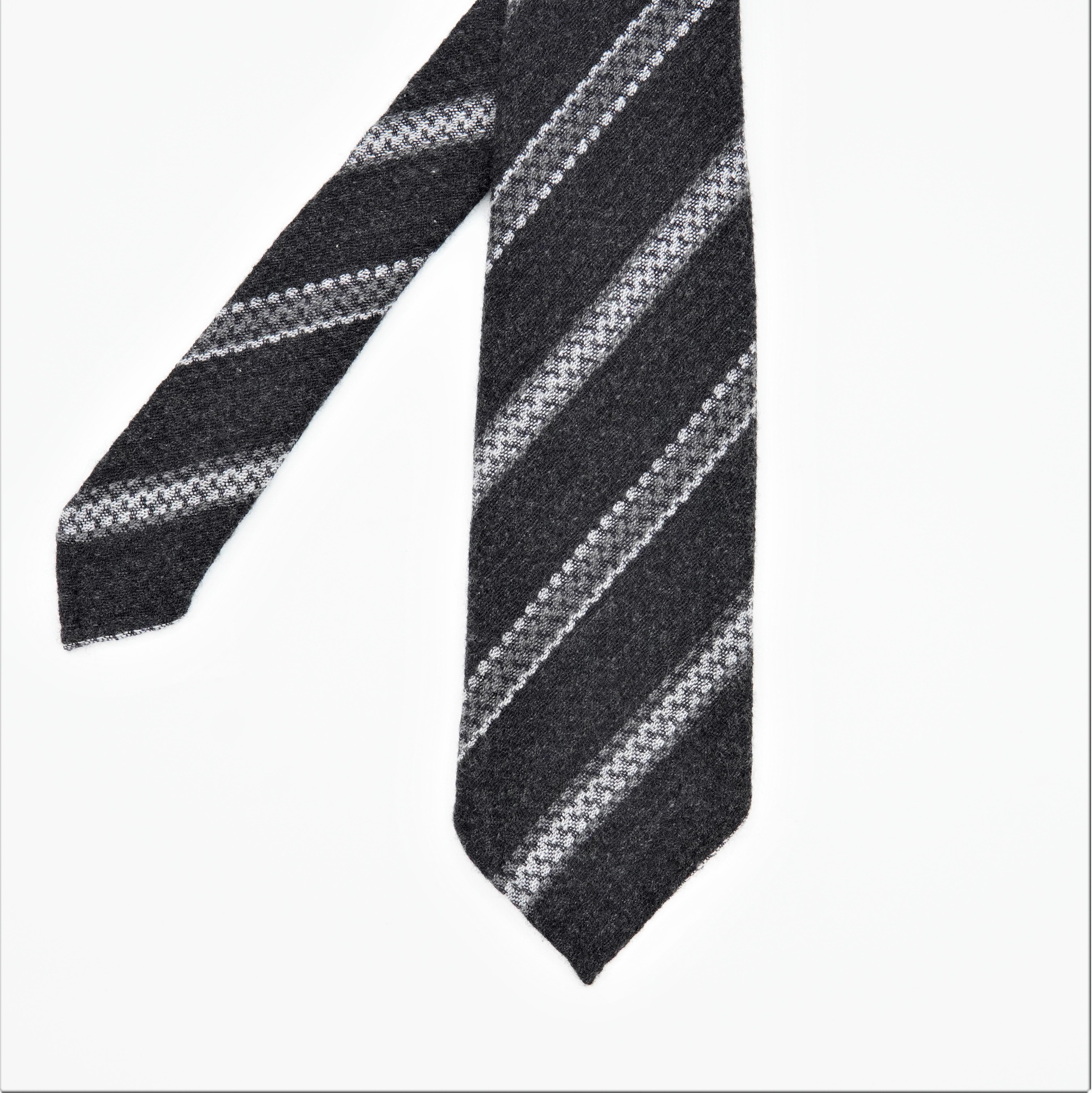 TIEYOURTIE CASHMERE STRIPE2 SETTEPIEGHE NECKTIE